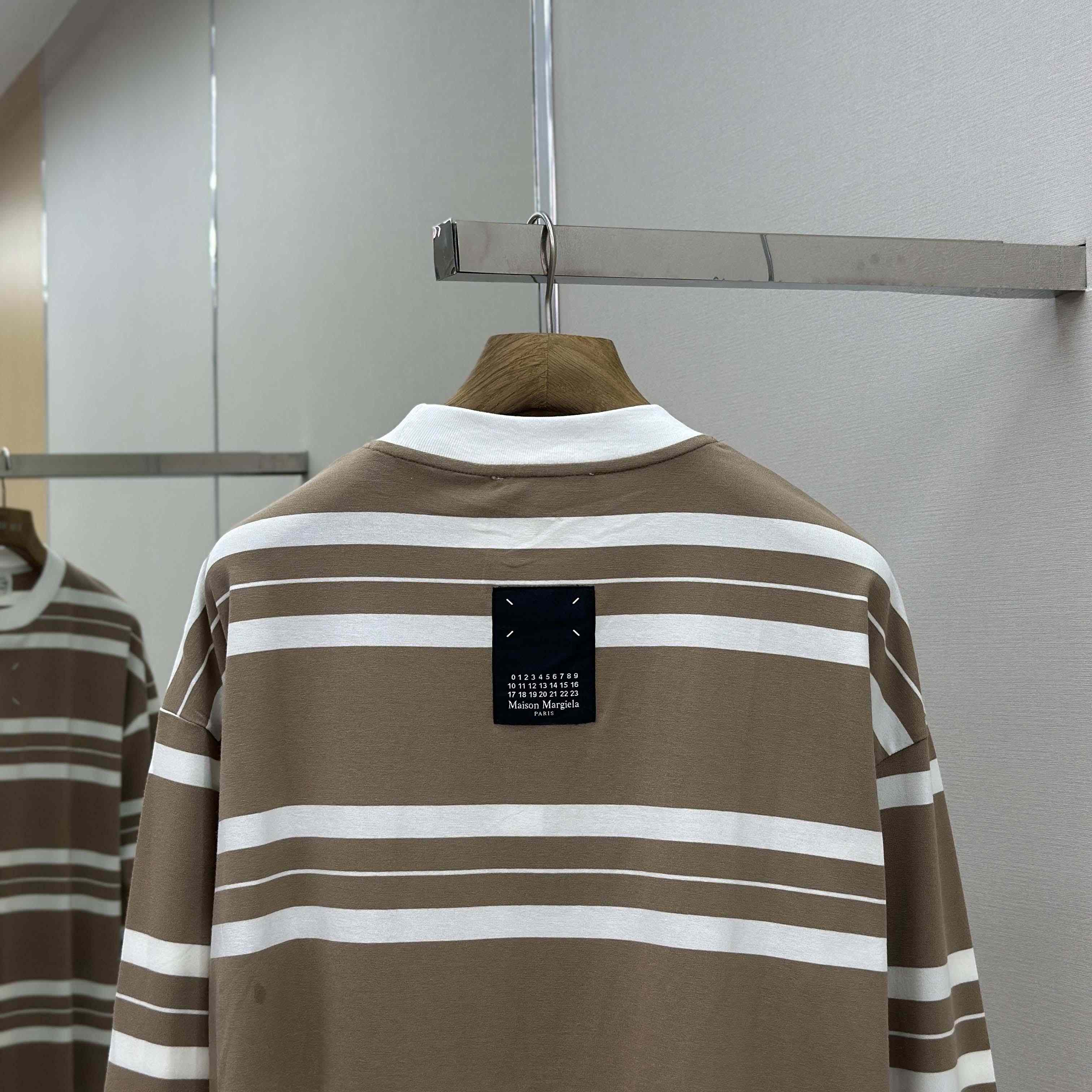 Maison Margiela Striped Long-sleeved - DesignerGu