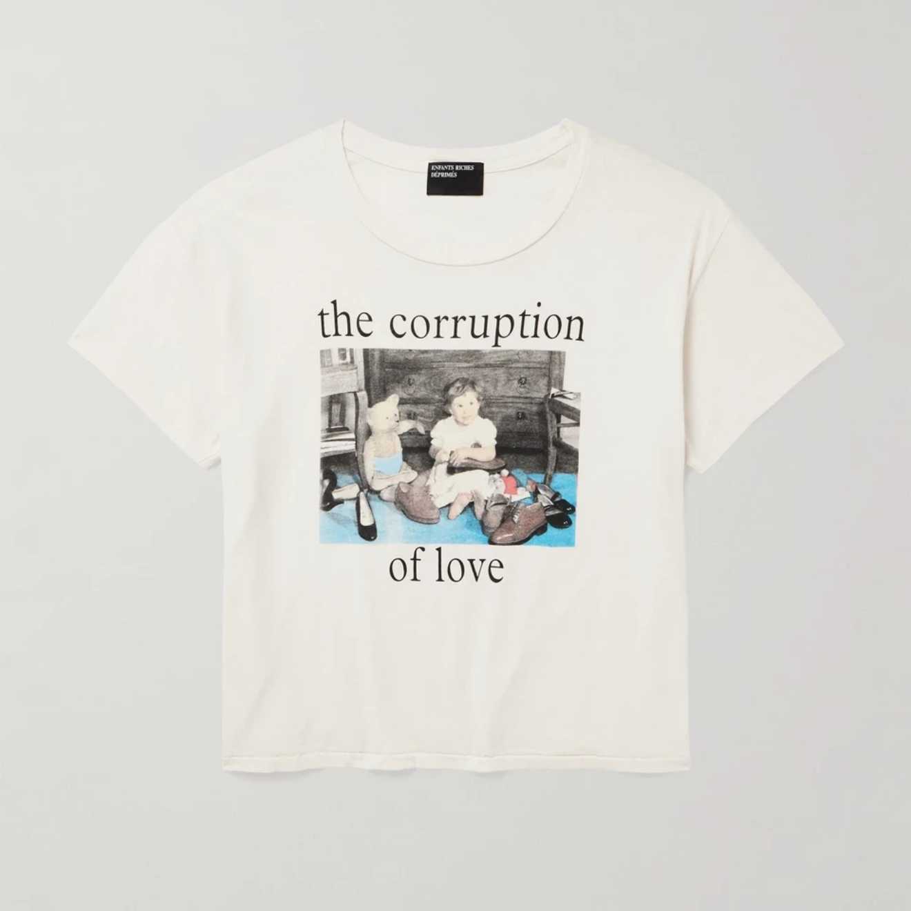 Enfants Riches Déprimés The Corruption Of Love Print T-shirt - DesignerGu