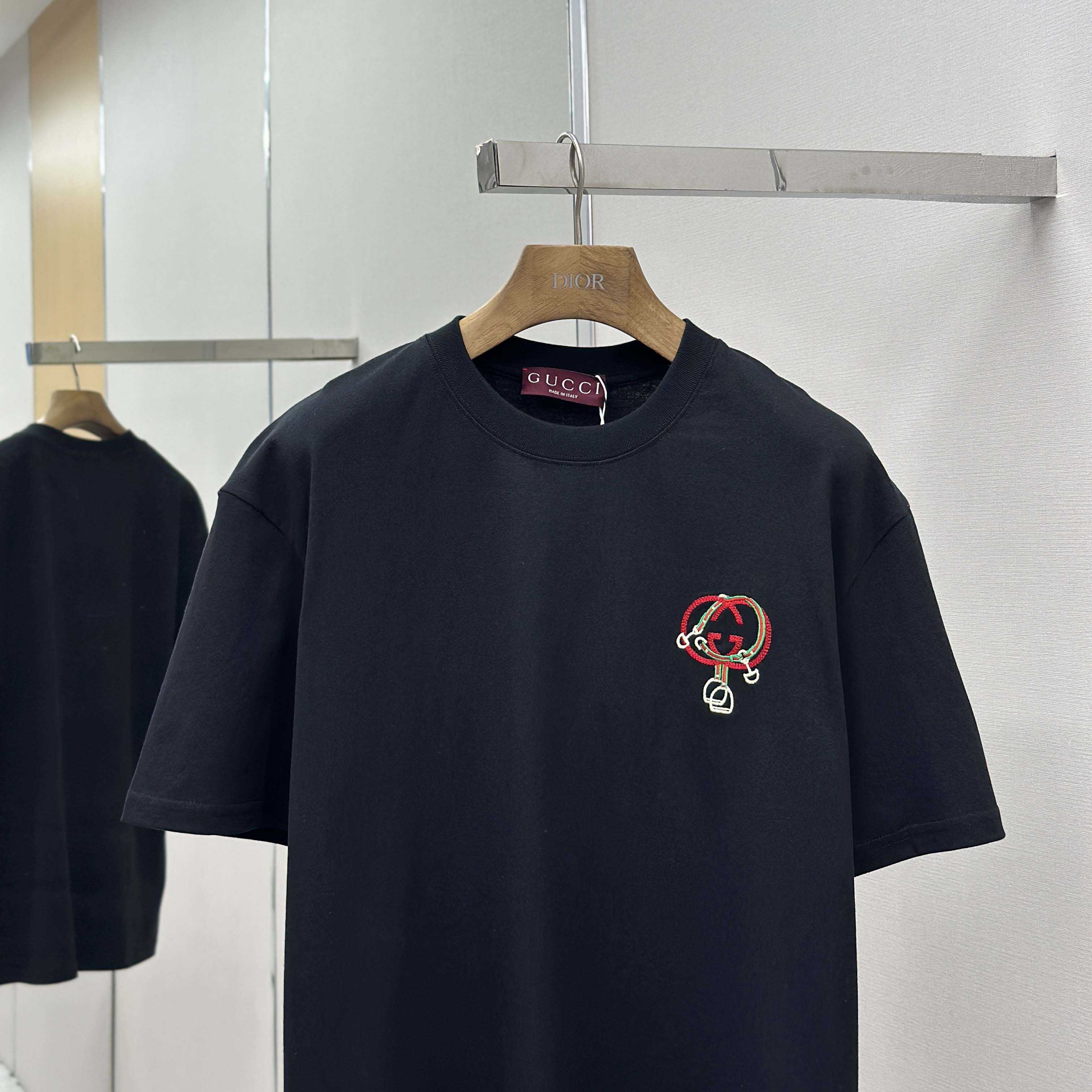 Gucci Cotton Jersey T-shirt With Embroidery - DesignerGu