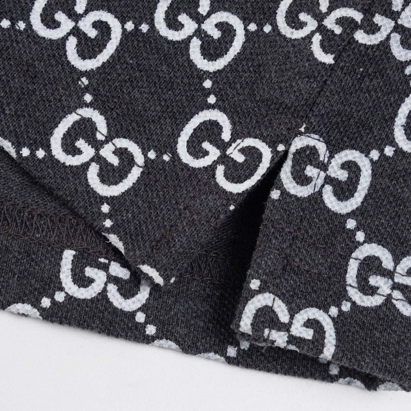 Gucci Cotton Polo Shirt With Embroidery  - DesignerGu