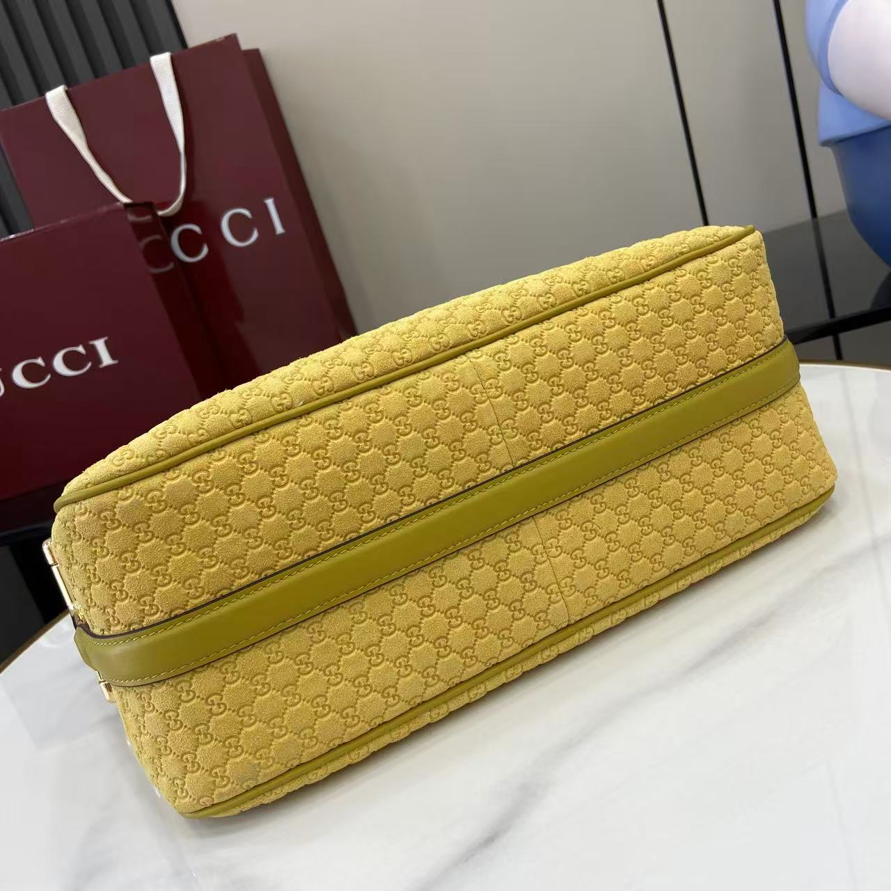 Gucci Half Horsebit Medium Shoulder Bag - DesignerGu