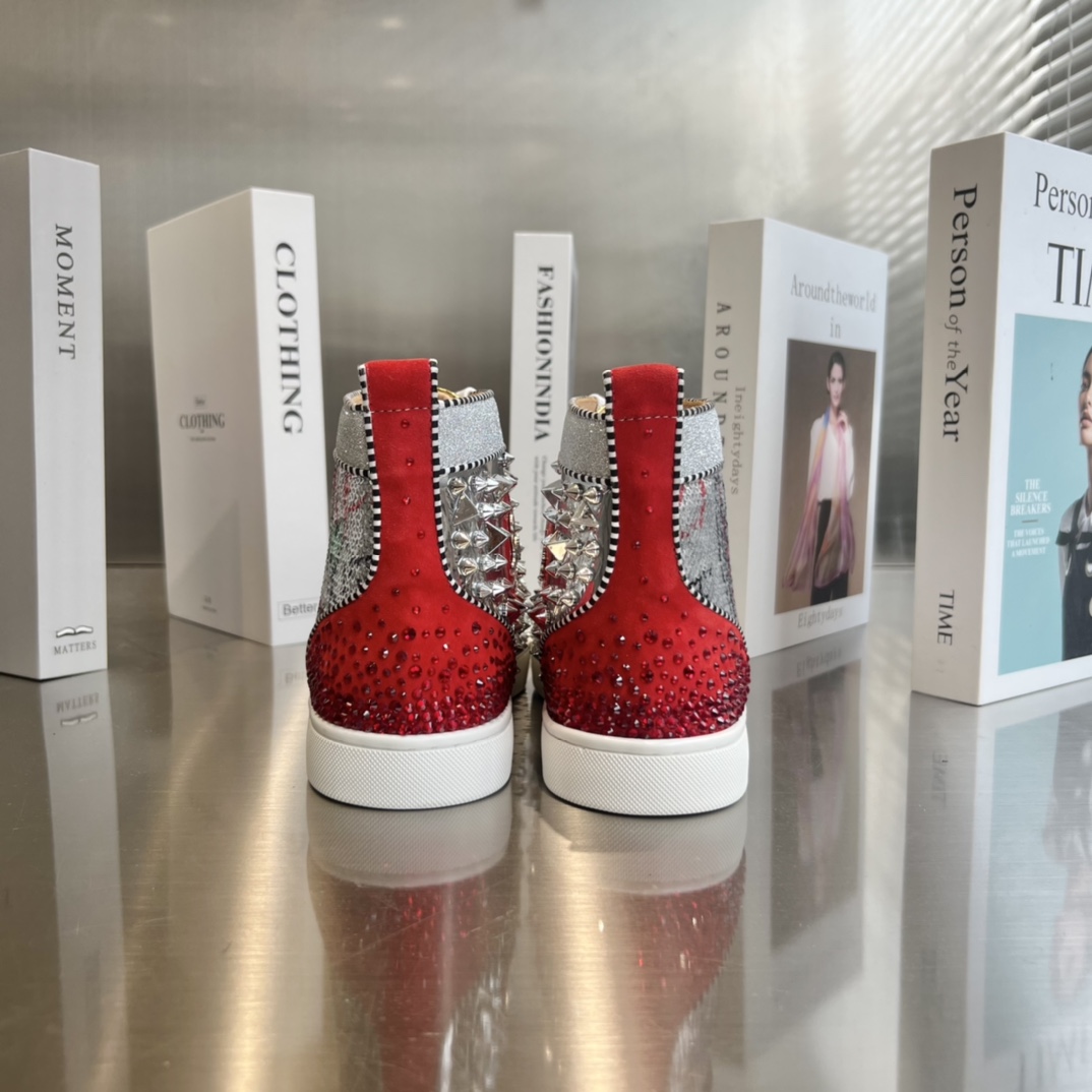 Christian Louboutin High-Top Sneakers - DesignerGu