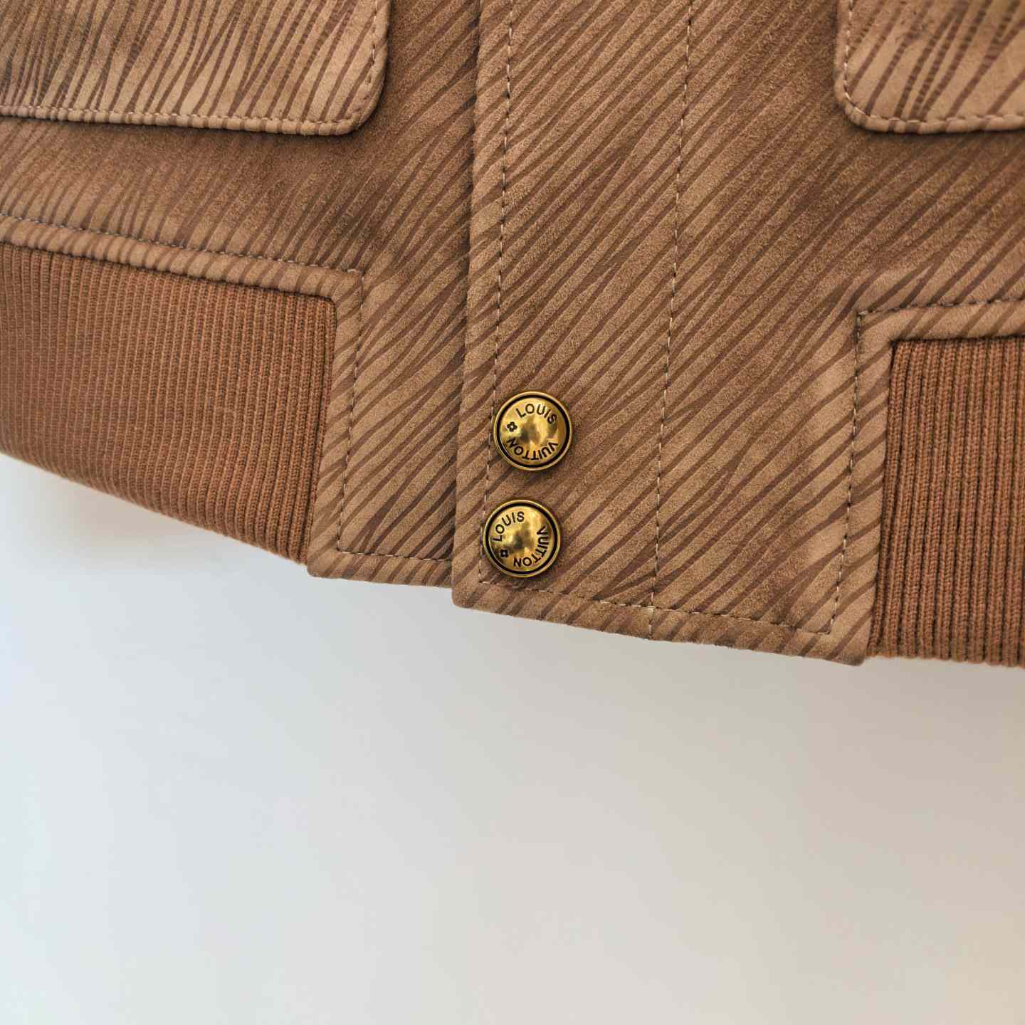 Louis Vuitton Epi Embossed Leather Flight Jacket - DesignerGu