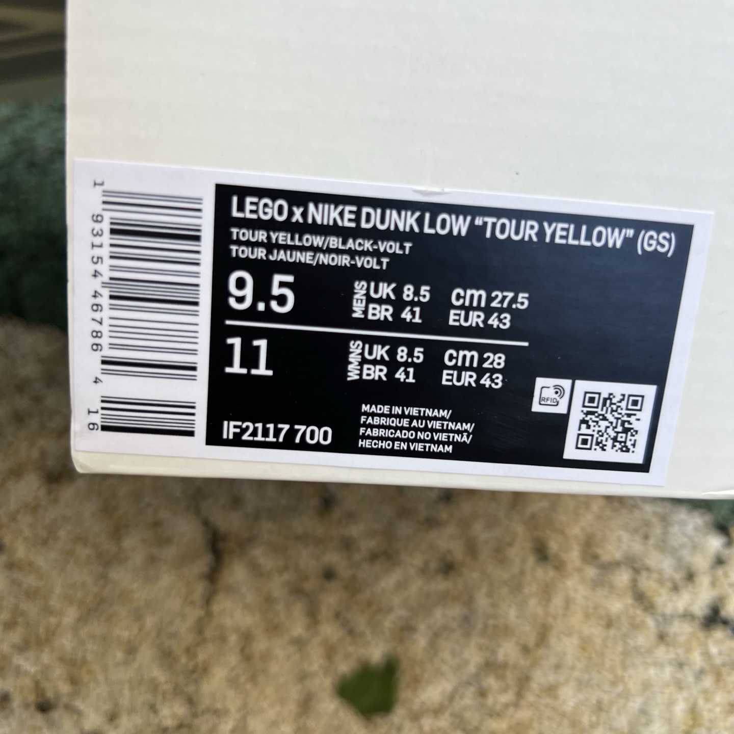 LEGO x Nike Dunk Low Tour    IF2117-700 - DesignerGu