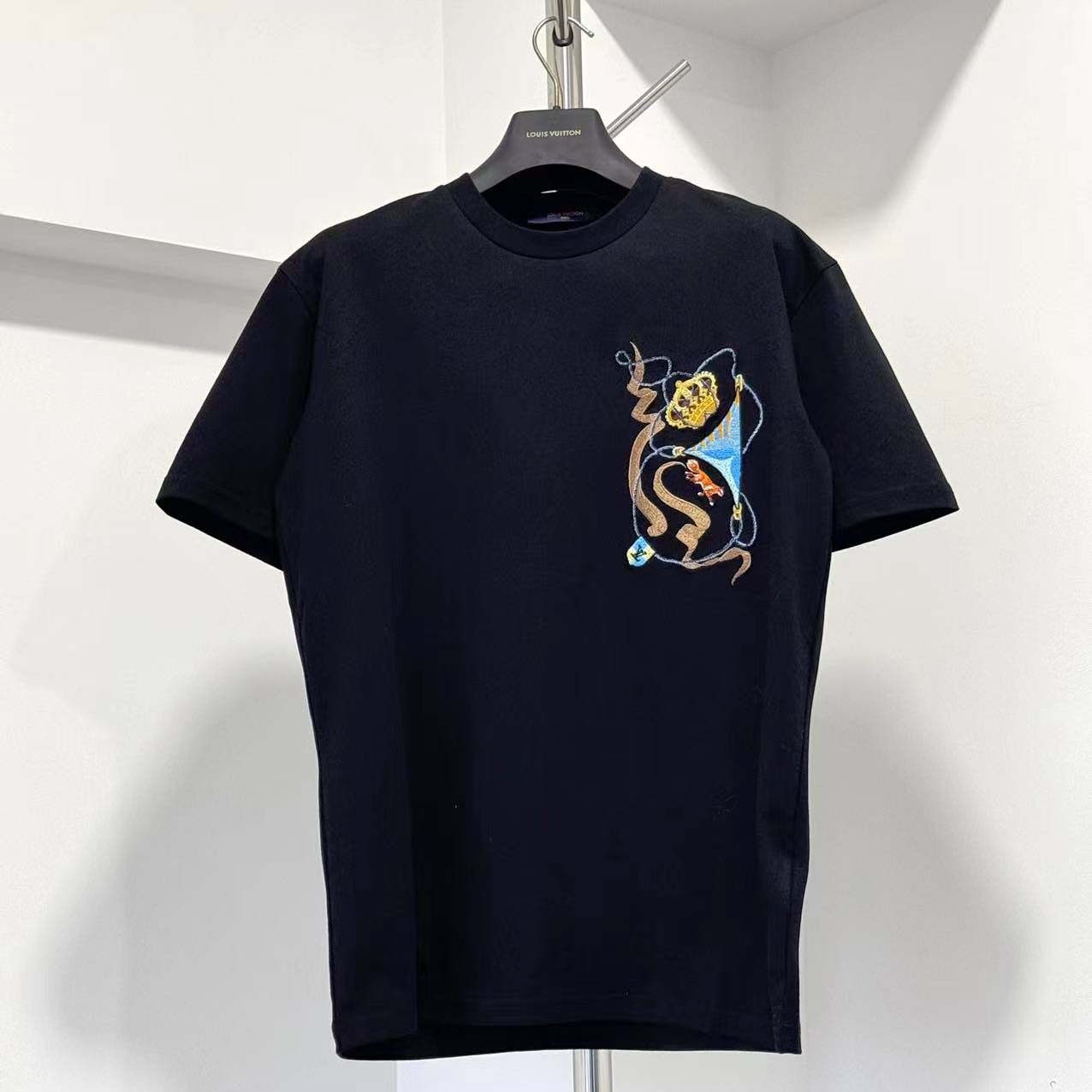 Louis Vuitton Embroidered T-Shirt  - DesignerGu