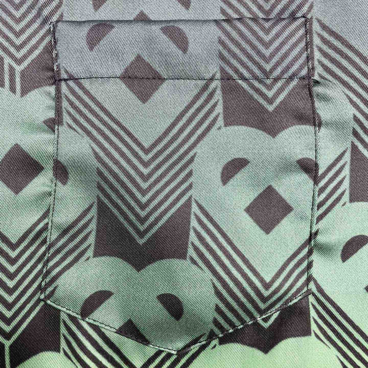 Casablanca Monogram Gradient Silk Shirt   CA3561 - DesignerGu