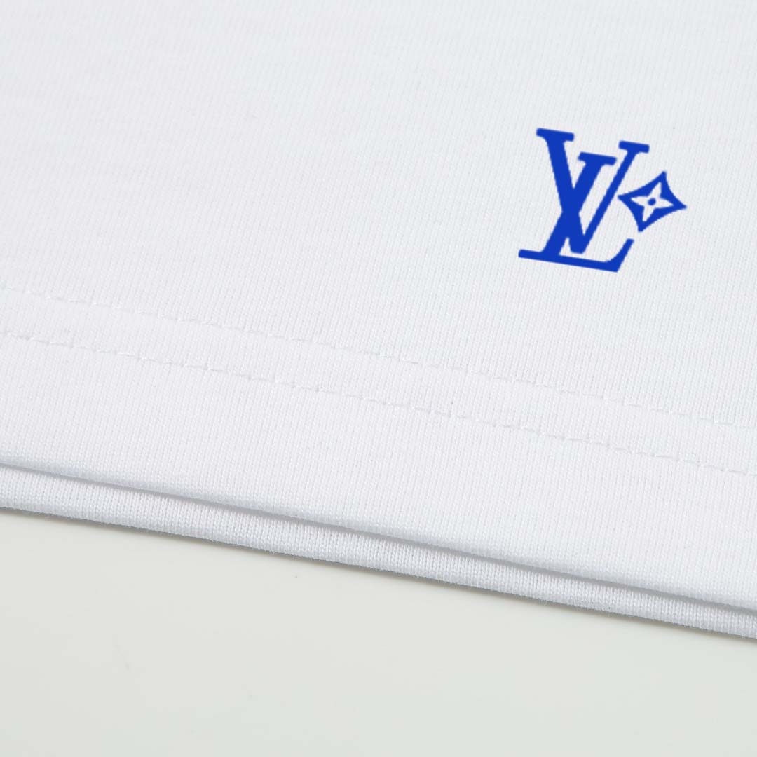 Louis Vuitton Graphic Cotton T-Shirt  1AHCW6 - DesignerGu