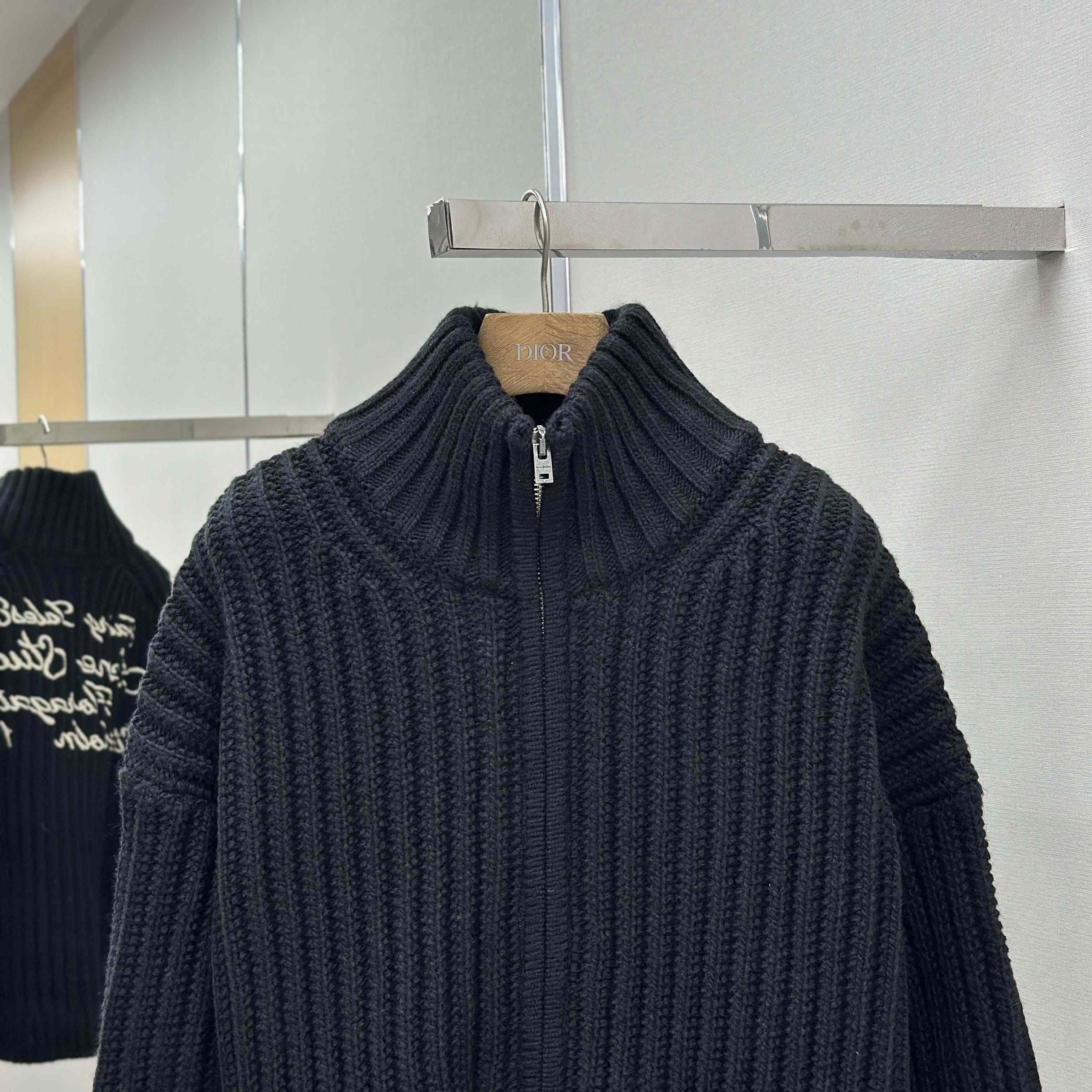 Acne Studios Wool Zip Cardigan - DesignerGu