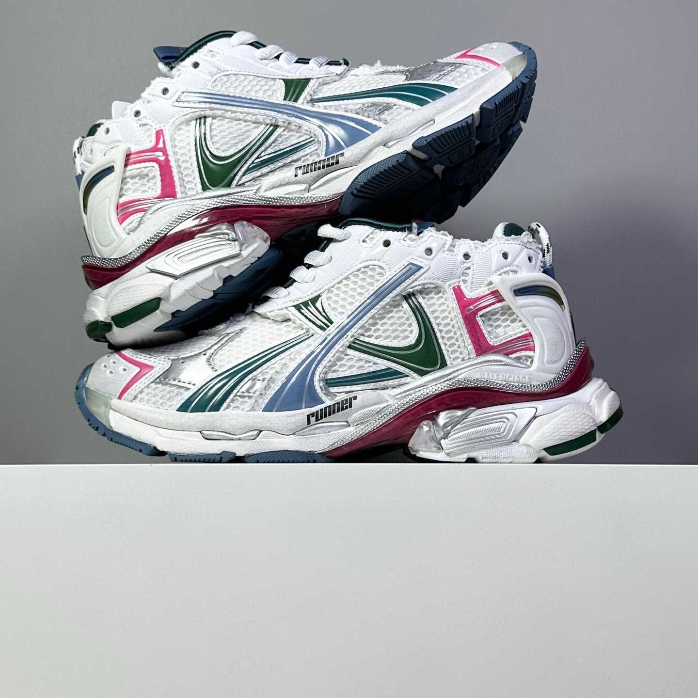 Balenciaga Runner Sneaker In White - DesignerGu