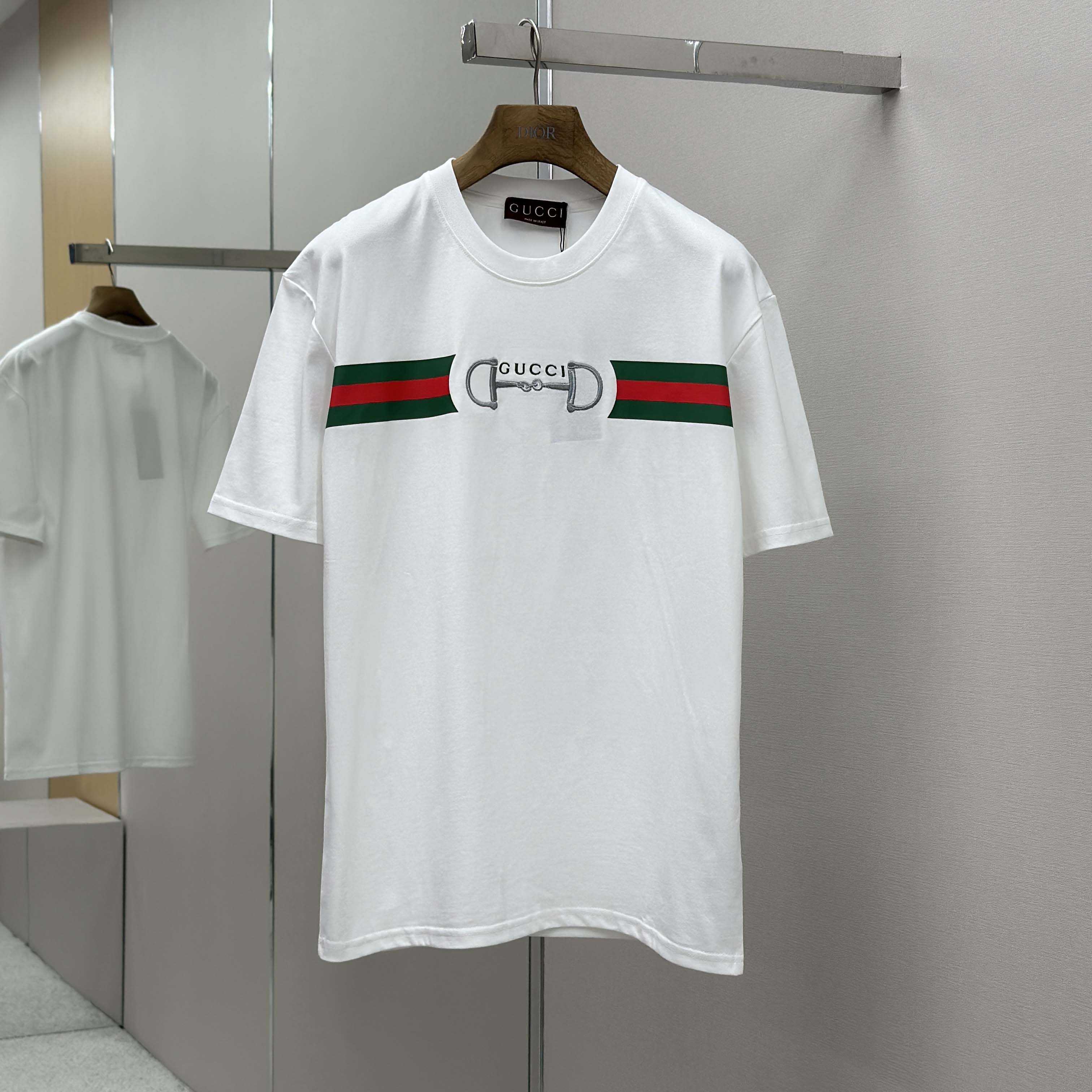Gucci Cotton Jersey T-shirt With Embroidery - DesignerGu