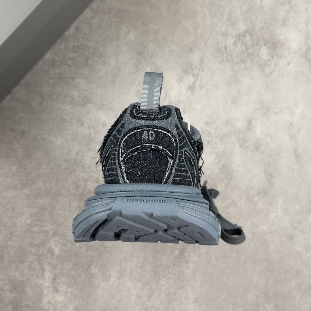 Balenciaga 3XL Distressed Lace-up Sneakers - DesignerGu