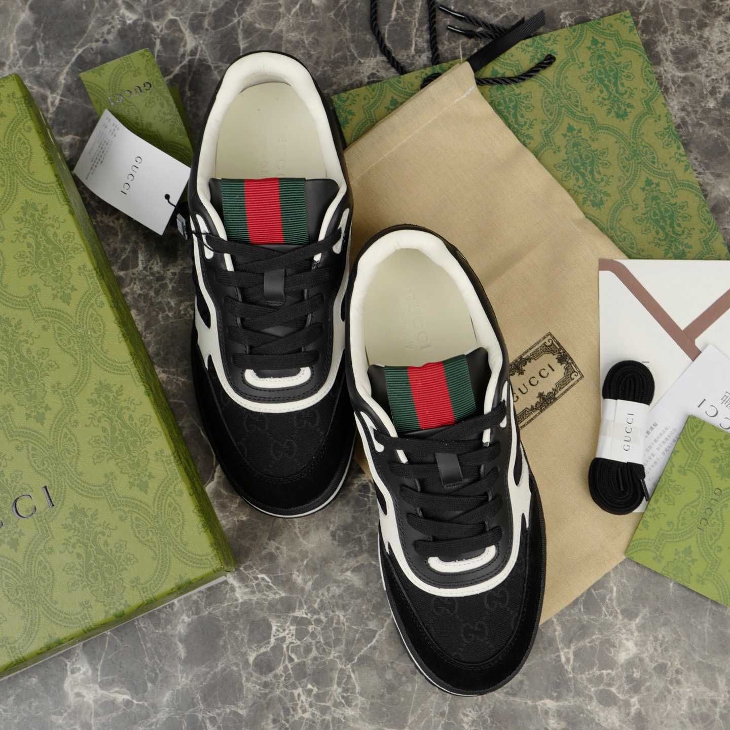 Gucci Re-Web Sneaker - DesignerGu
