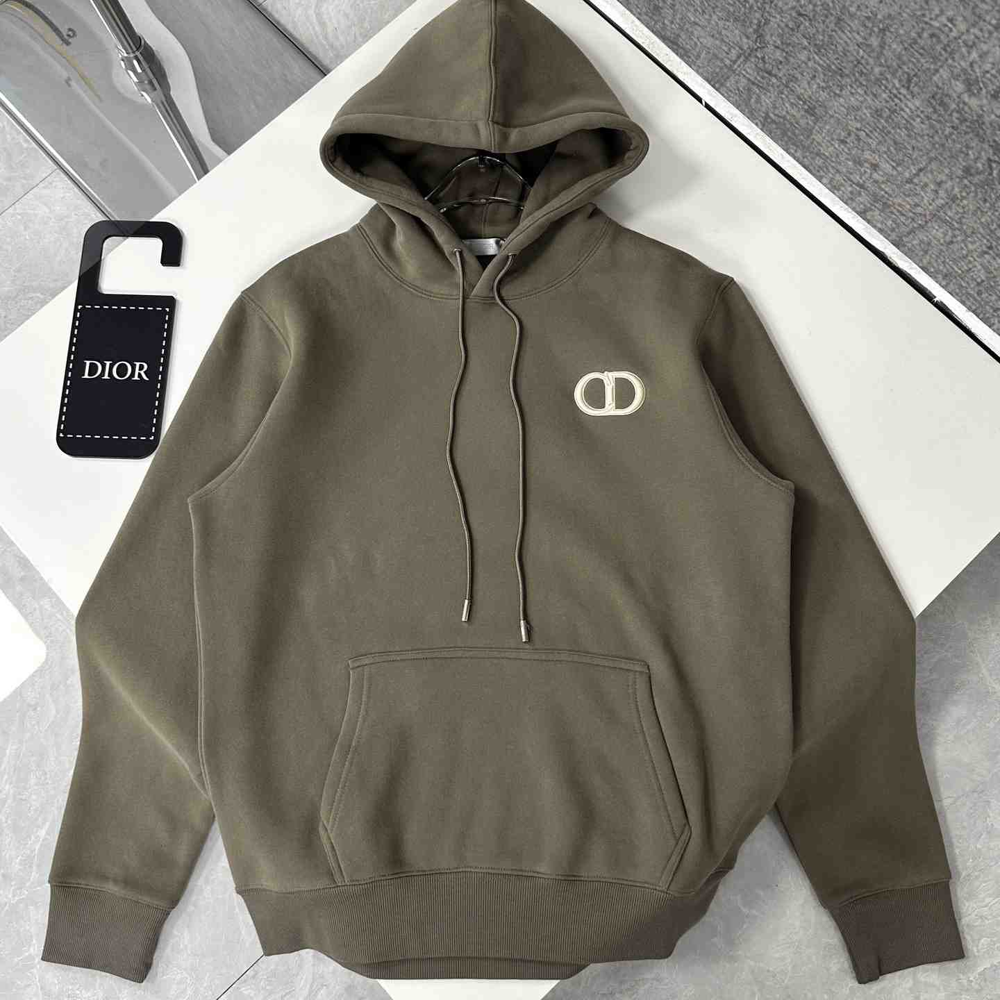 Dior CD Icon Cotton Hooded Sweatshirt - DesignerGu