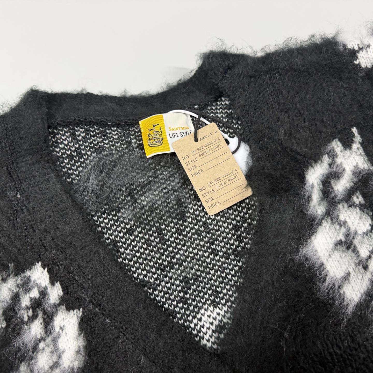 Denim Tears x SAINT MXXXXXX Floral Cardigan - DesignerGu