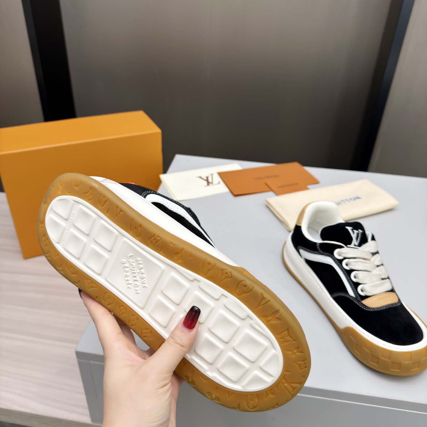 Louis Vuitton LV Tilted Sneaker  - DesignerGu