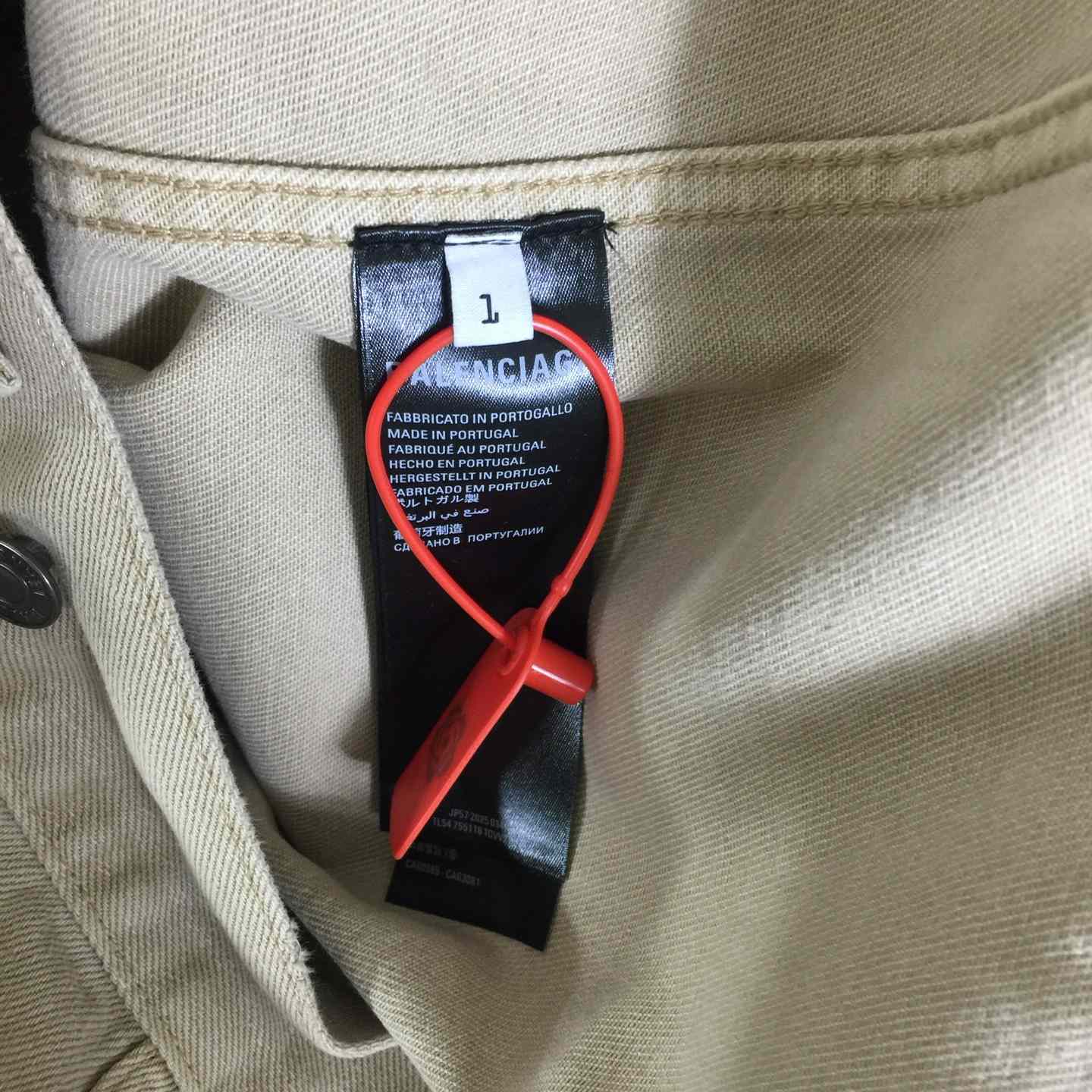 Balenciaga Logo-print Denim Jacket - DesignerGu