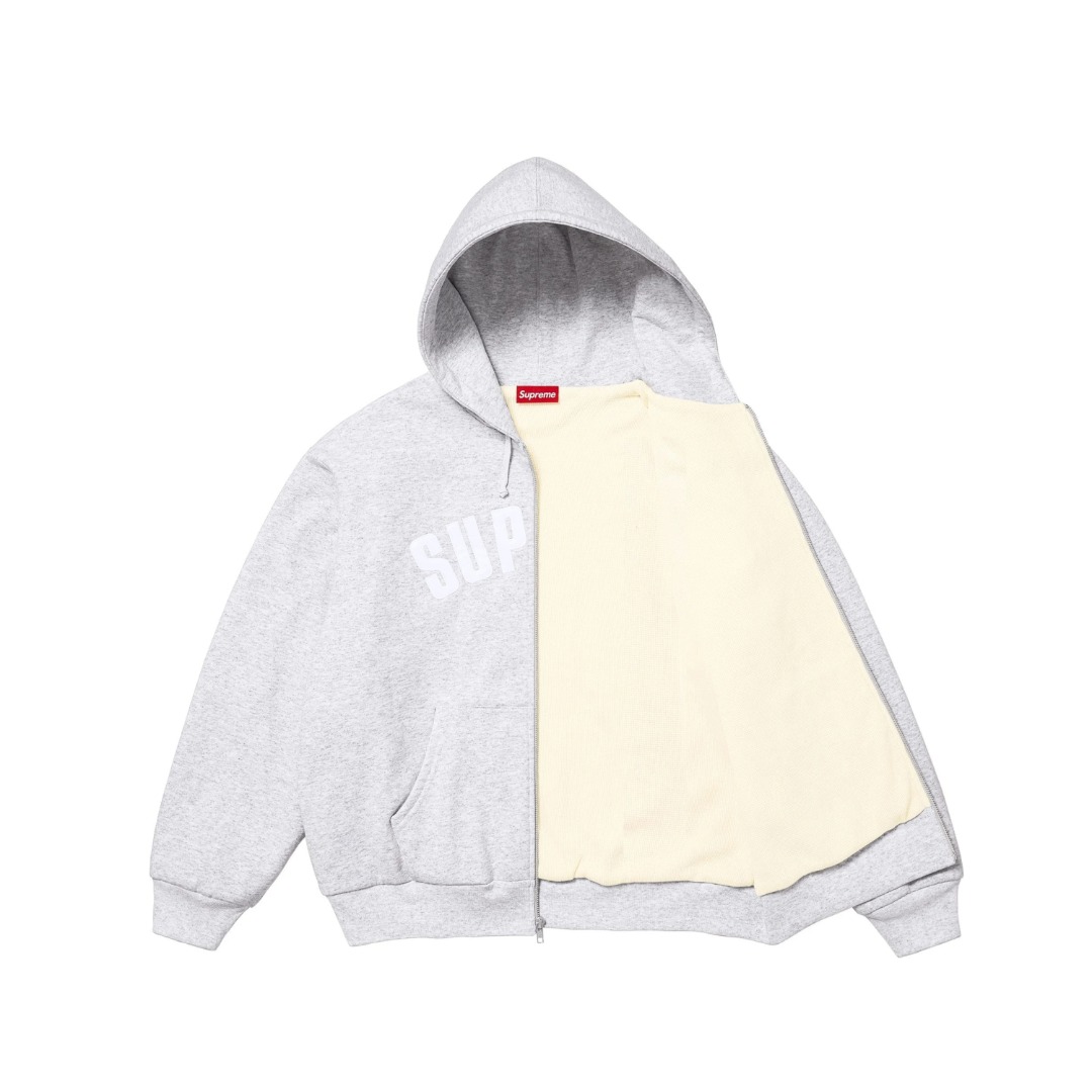 Supreme Arc Thermal Lined Zip Up Hooded Sweatshirt - DesignerGu