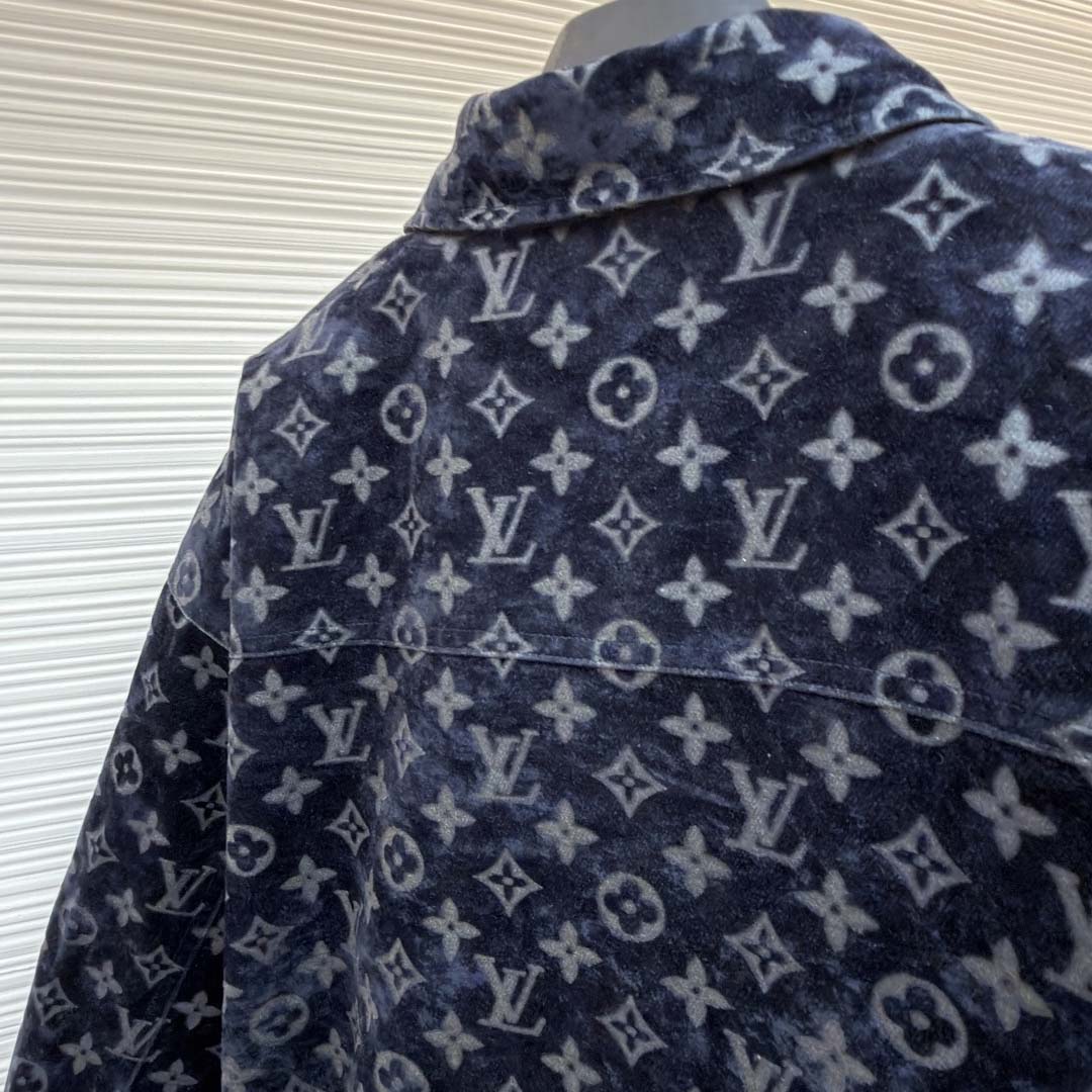 Louis Vuitton Monogram Bleached Denim Jacket - DesignerGu