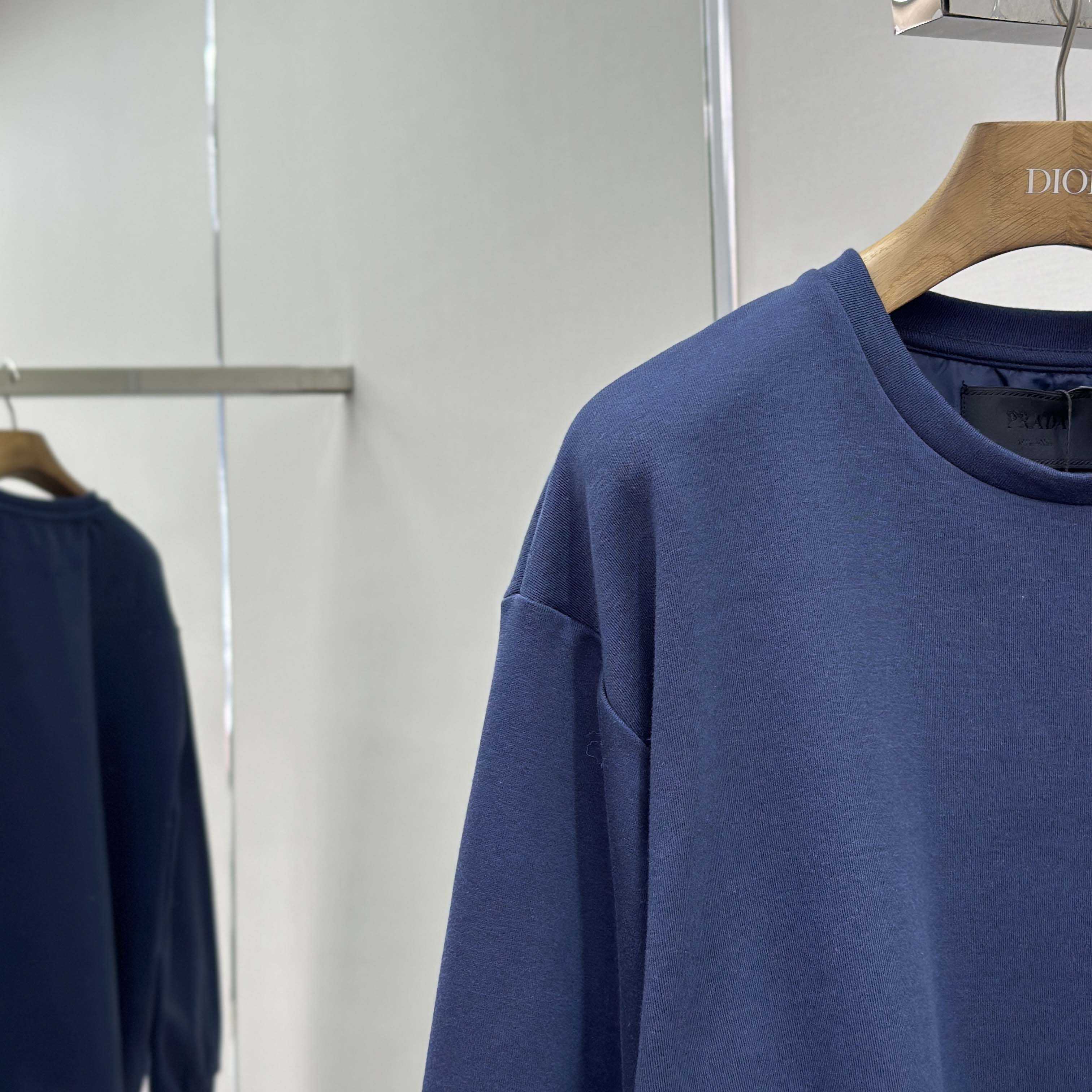 Prada Technical Cotton Sweatshirt - DesignerGu