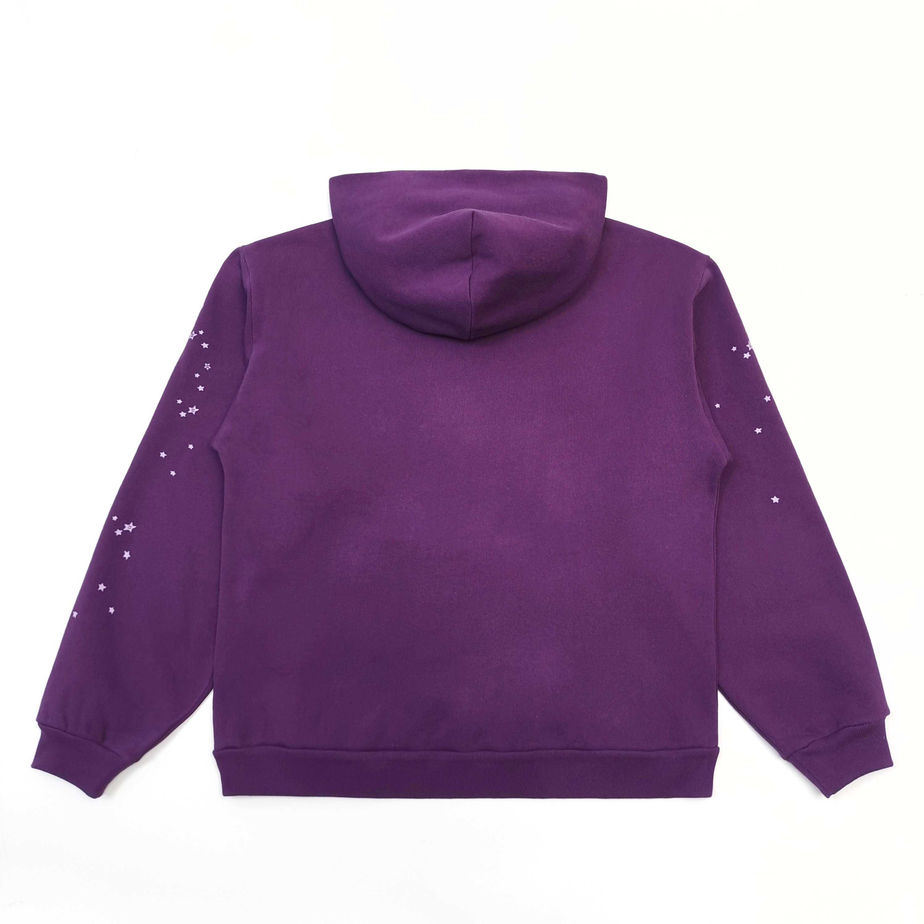 Sp5der OG Web V2 Hoodie 'Purple' - DesignerGu