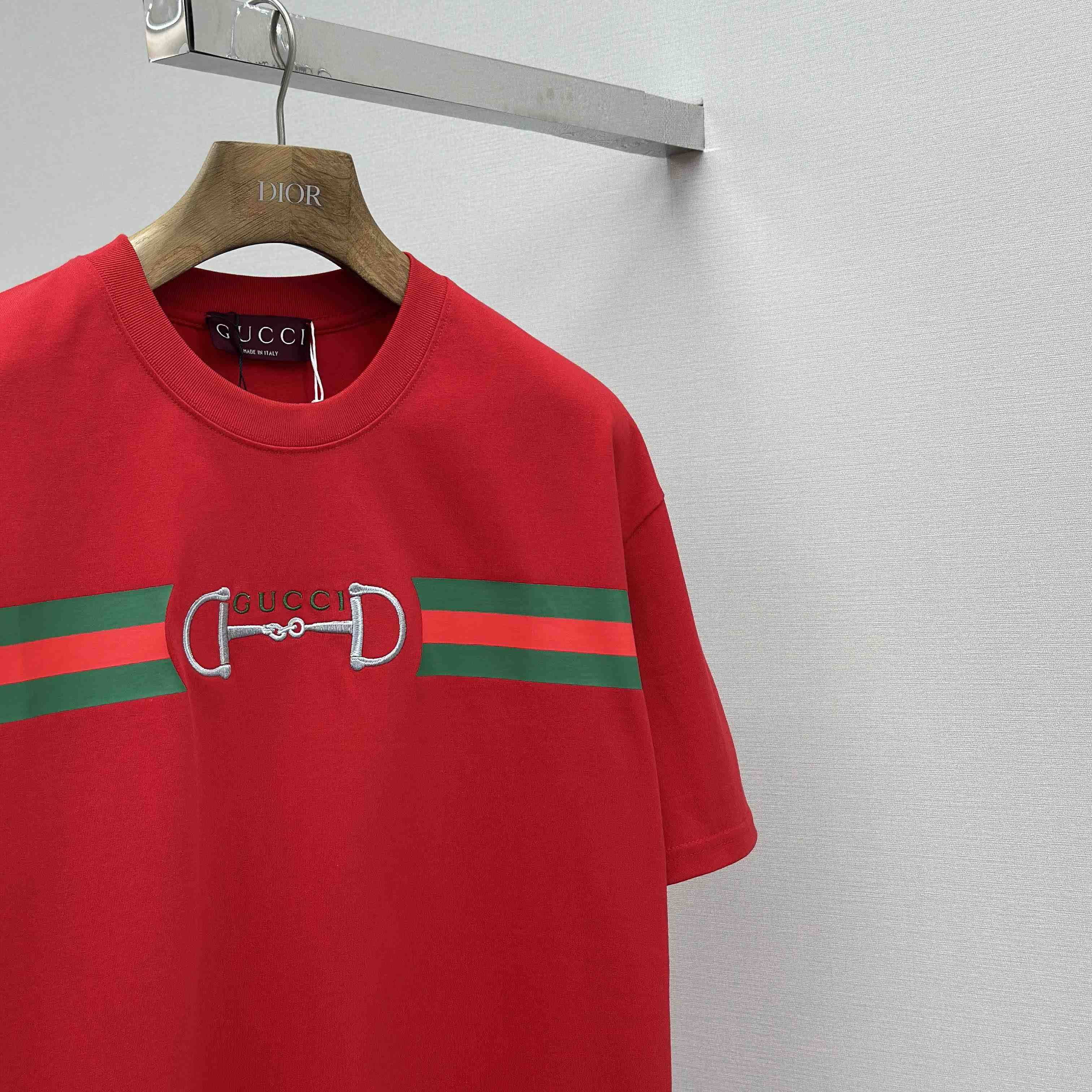 Gucci Cotton Jersey T-shirt With Embroidery - DesignerGu