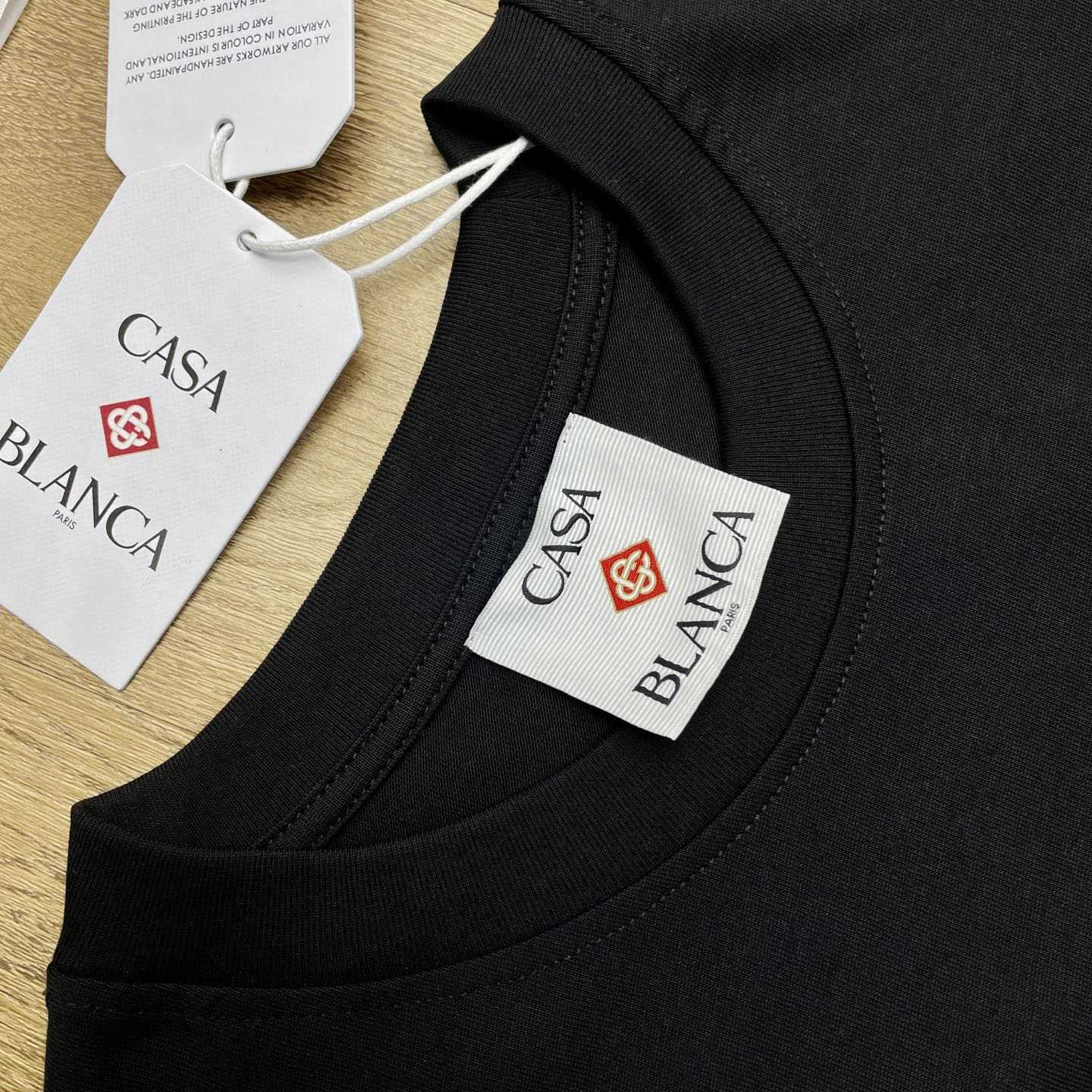 Casablanca Black Innocence Triangle T-shirt C1121 - DesignerGu