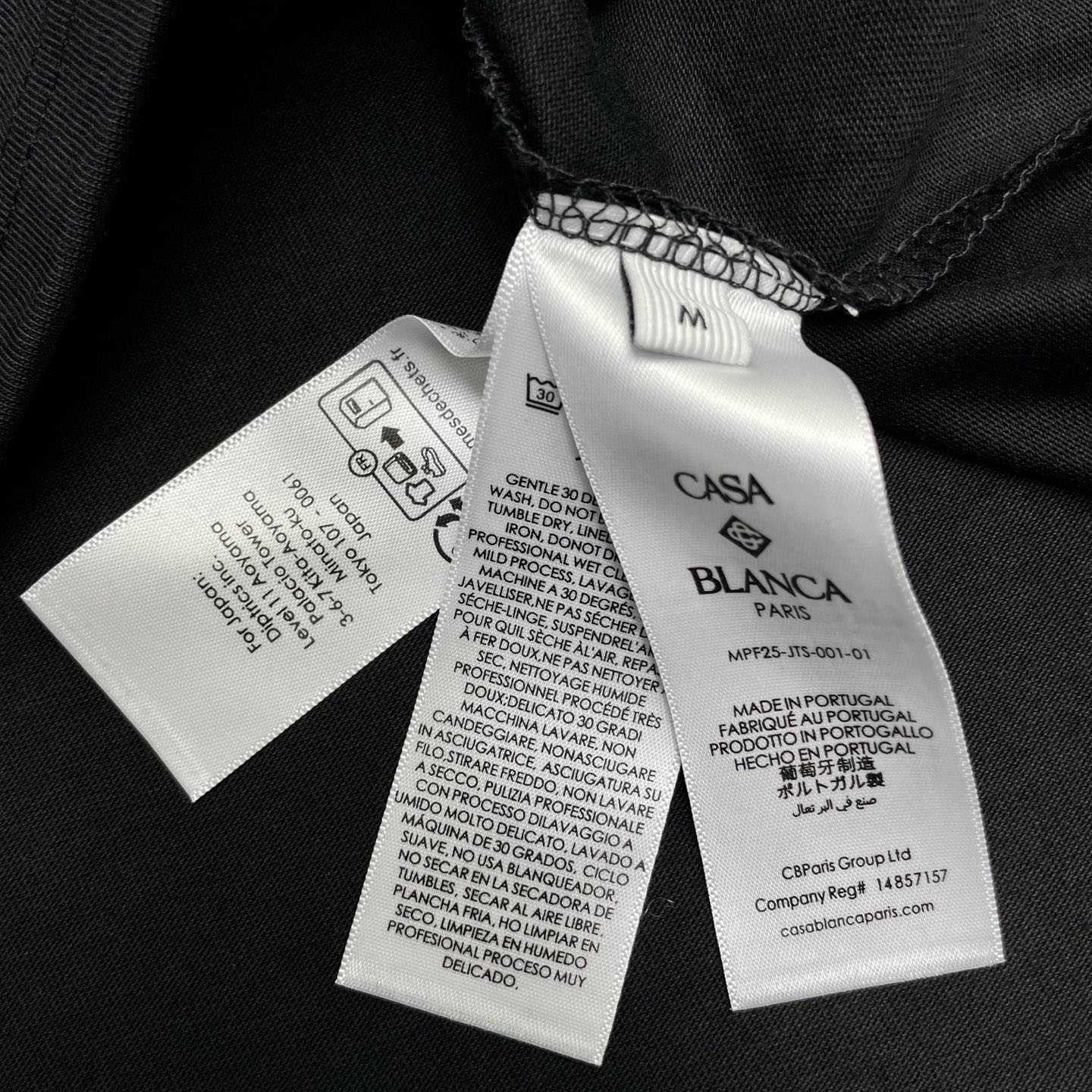 Casablanca Black Innocence Triangle T-shirt C1121 - DesignerGu