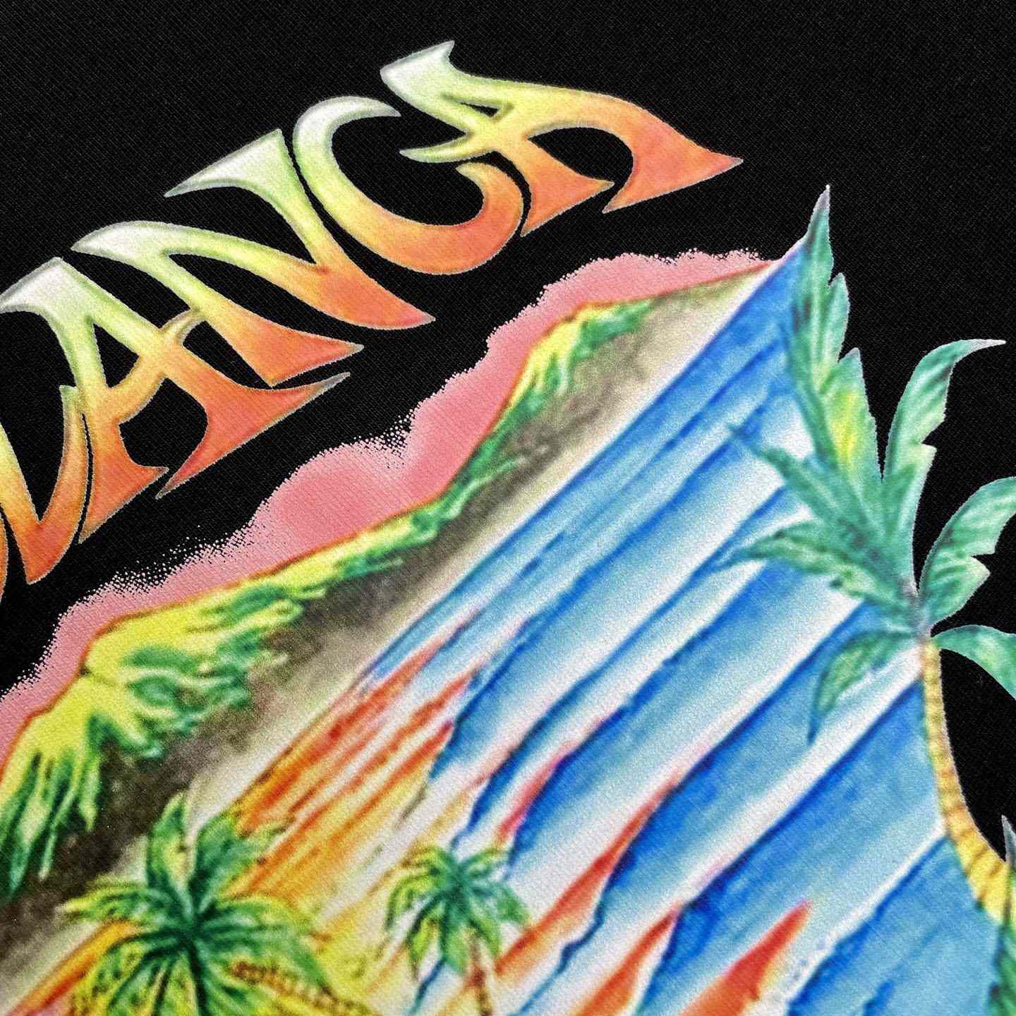 Casablanca Black Innocence Triangle T-shirt C1121 - DesignerGu