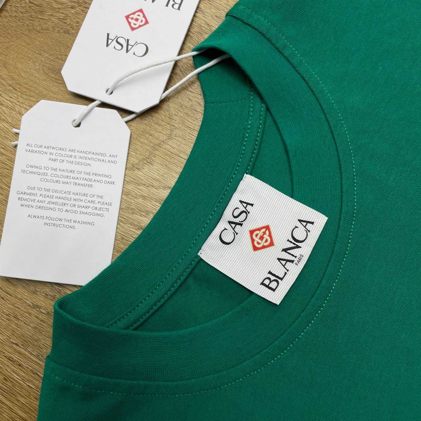 Casablanca Evergreen Diamond Logo Short Sleeve T‑Shirt C1112 - DesignerGu