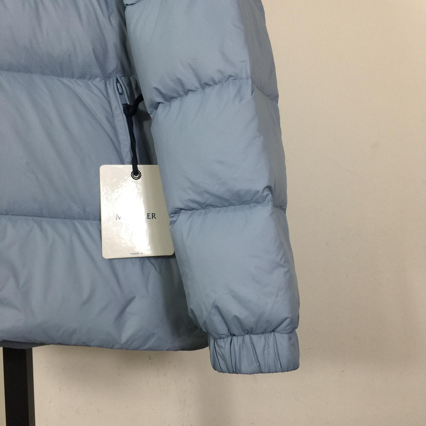 Moncler Blue Citala Short Down Jacket - DesignerGu