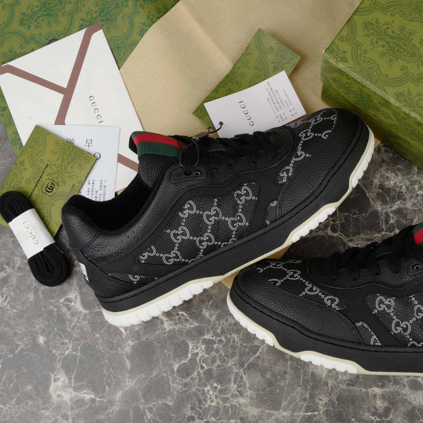 Gucci Men's Gucci Re-Web Sneaker - DesignerGu