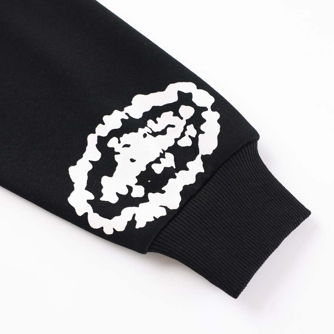 Denim Tears x Corteiz Wreath-print Cotton Hoodie - DesignerGu