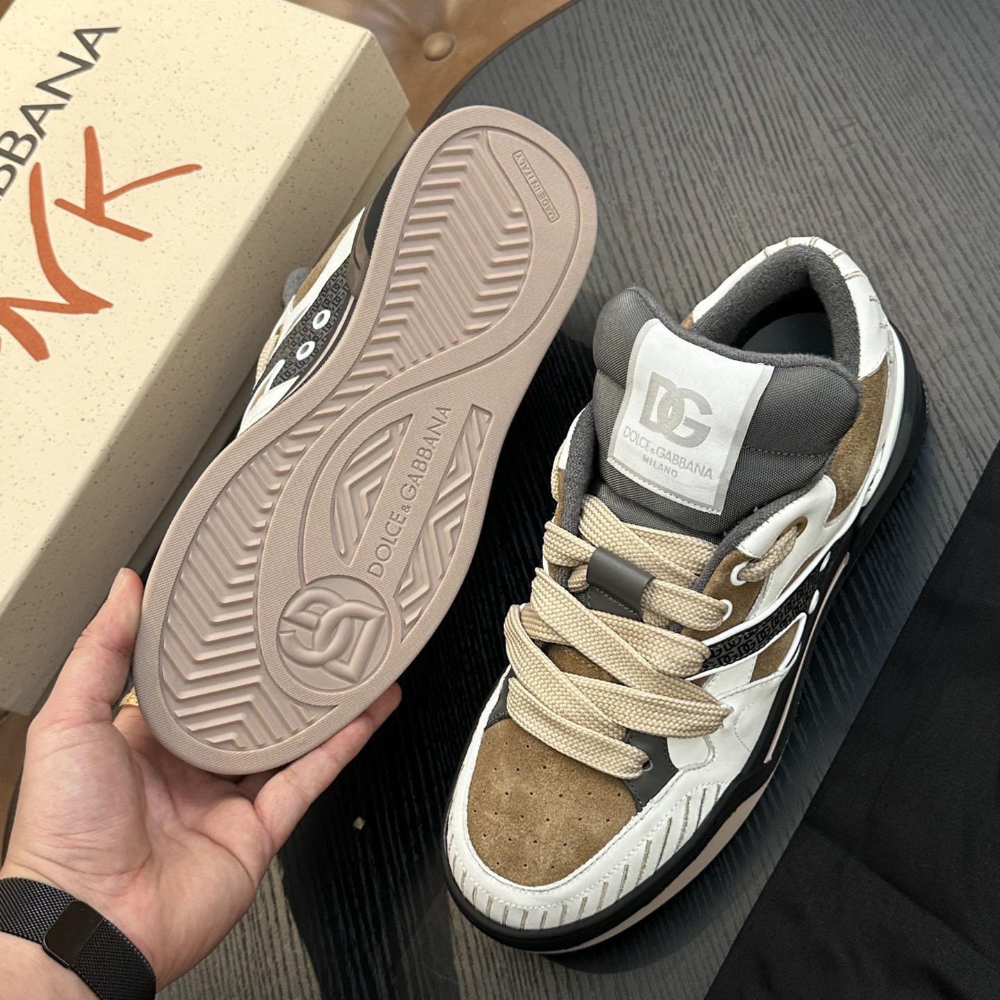 Dolce & Gabbana  New Roma Low 'Dove Grey' - DesignerGu