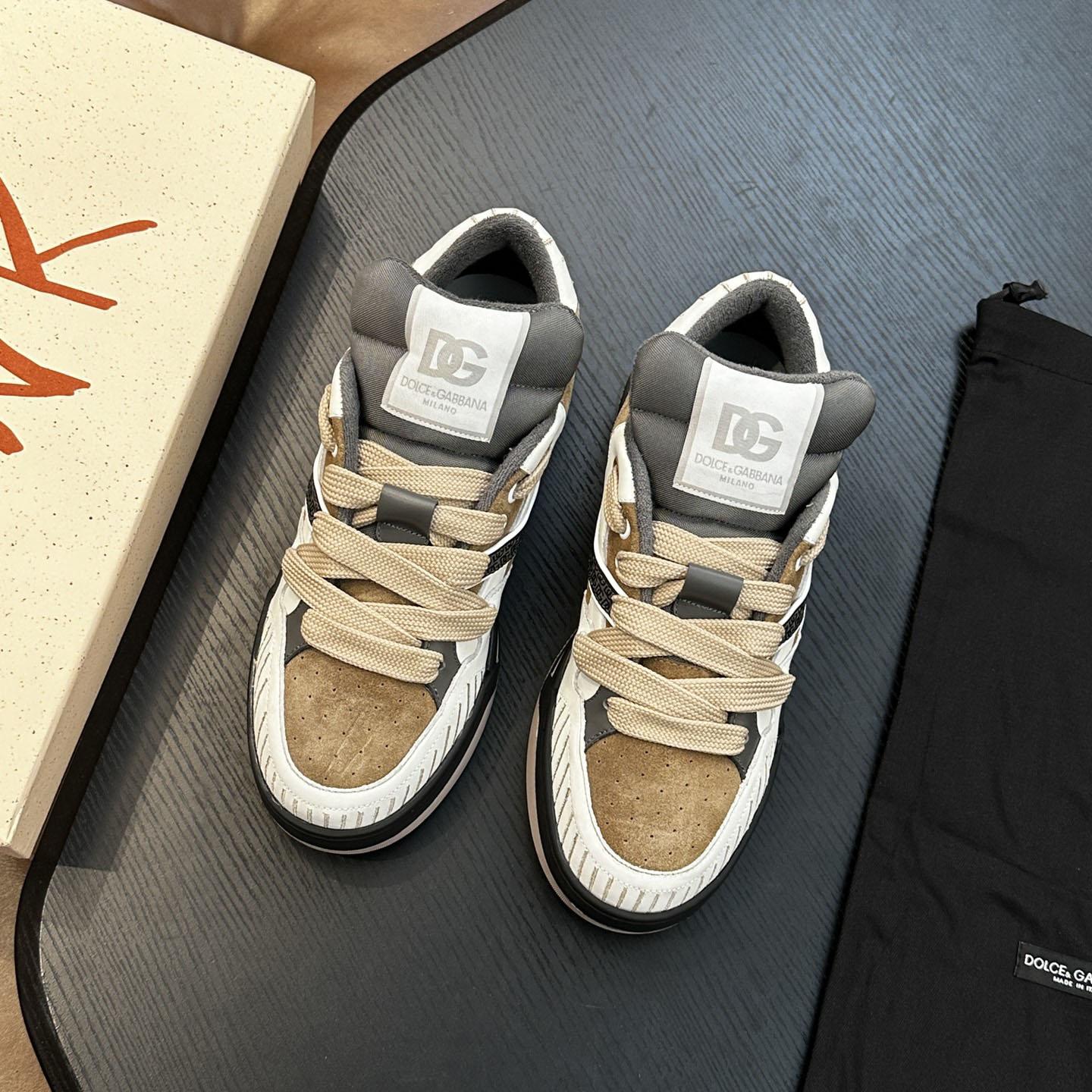 Dolce & Gabbana  New Roma Low 'Dove Grey' - DesignerGu