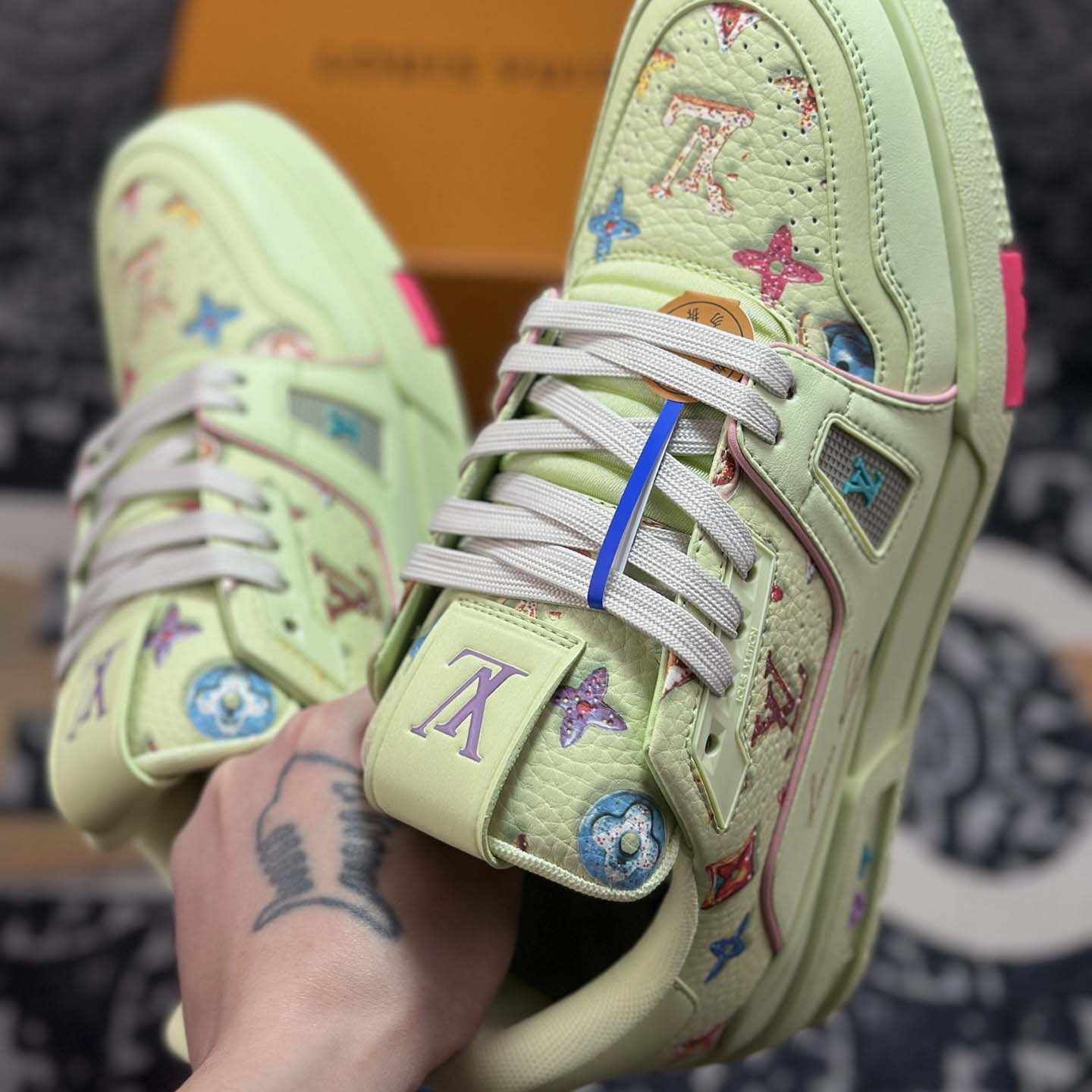 Louis Vuitton LV Trainer Sneaker - DesignerGu