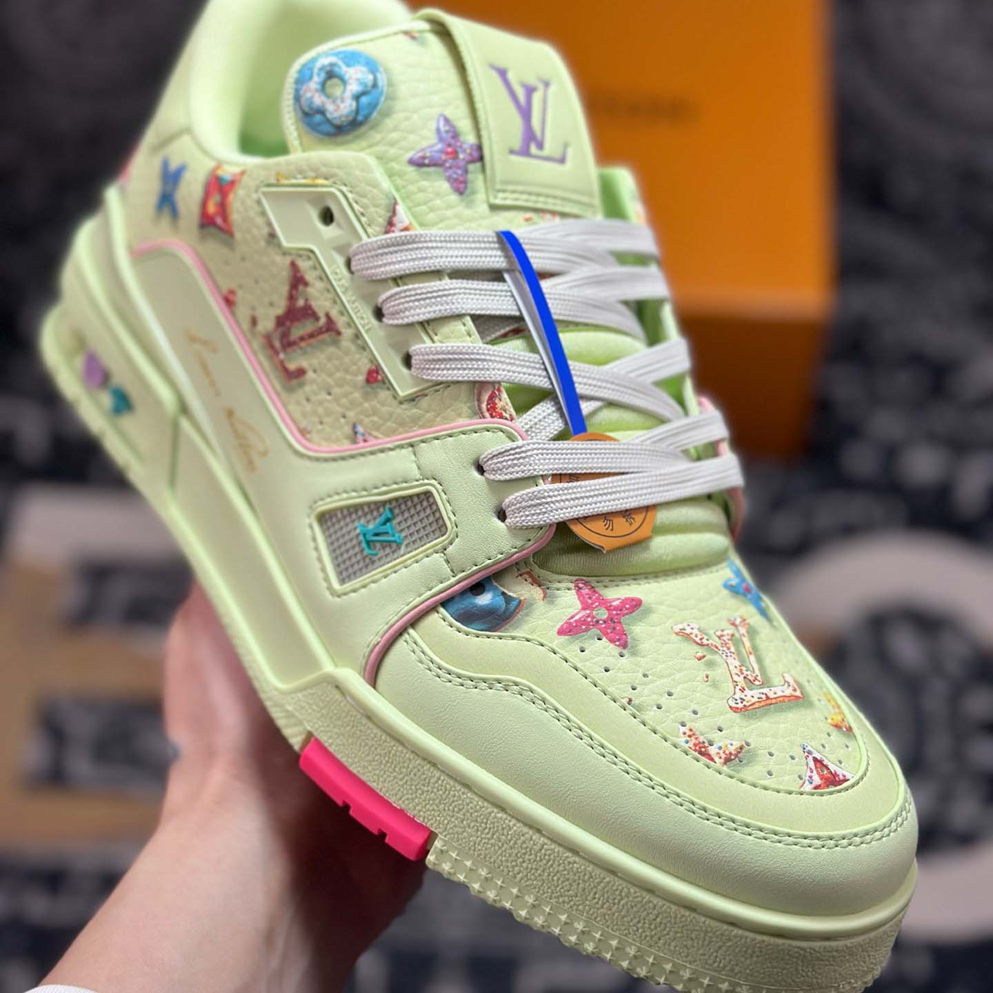 Louis Vuitton LV Trainer Sneaker - DesignerGu