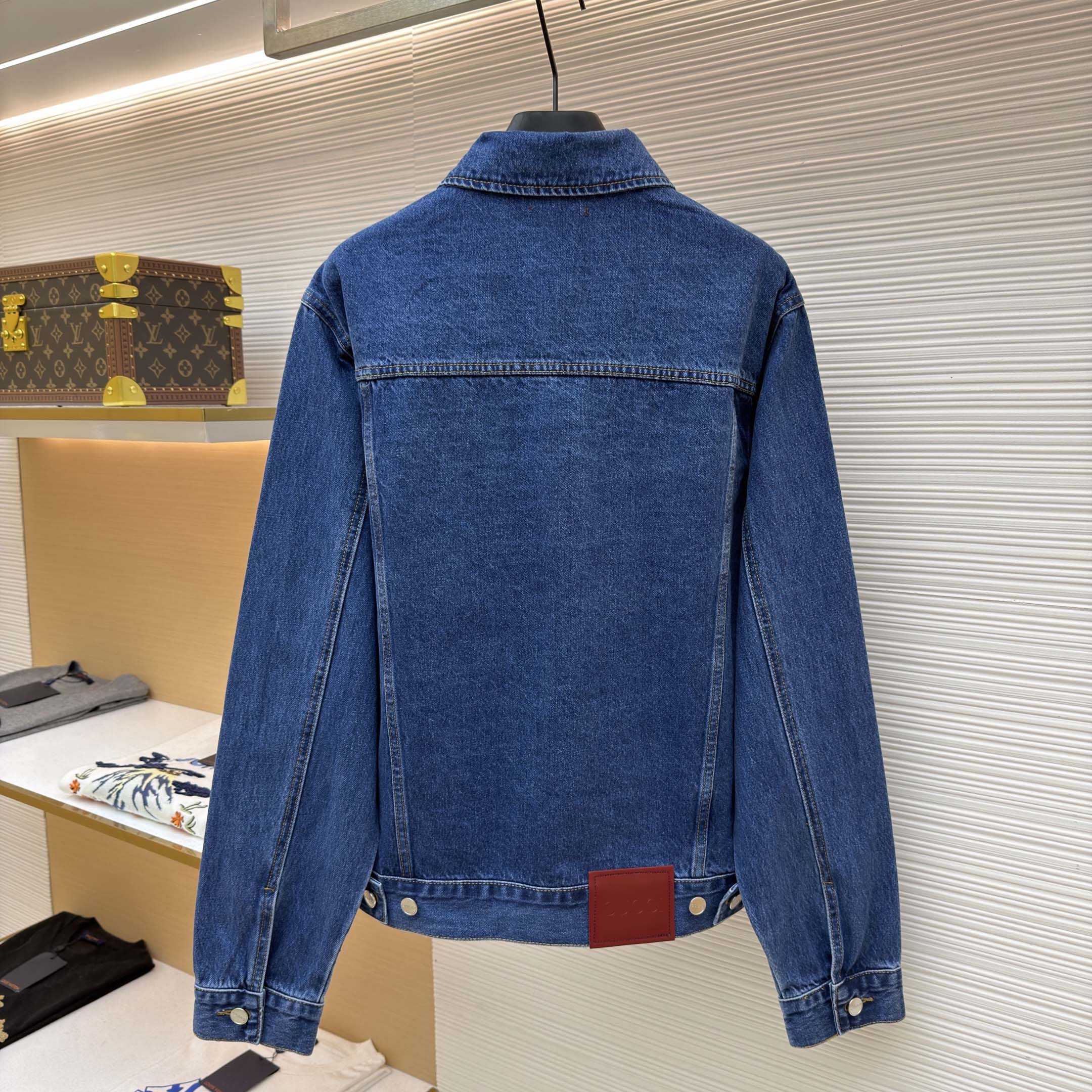 Gucci Cotton Denim Jacket With Horsebit - DesignerGu