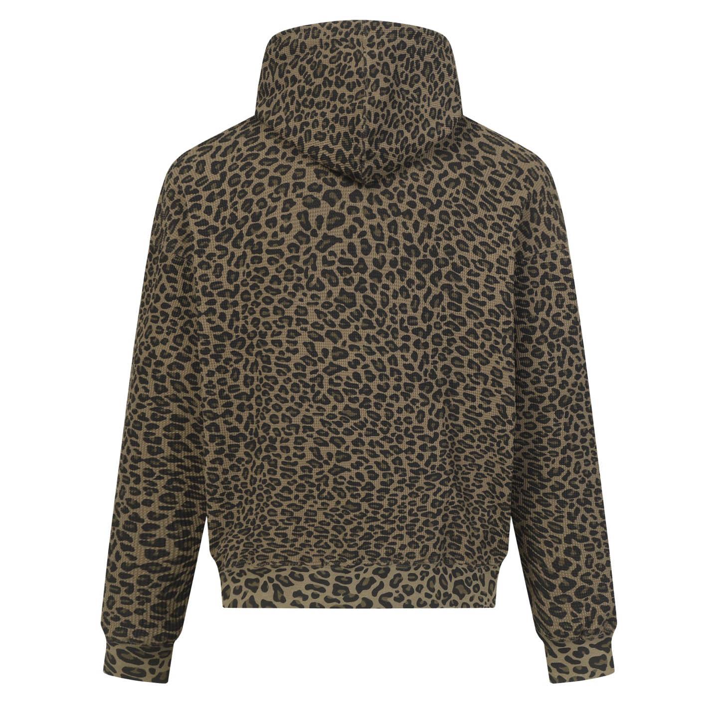 Supreme  Hooded Zip Up Thermal 'Leopard' - DesignerGu