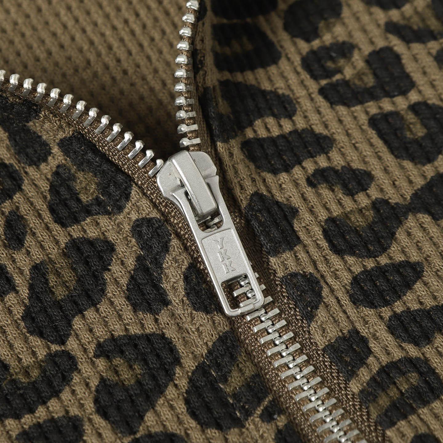 Supreme  Hooded Zip Up Thermal 'Leopard' - DesignerGu