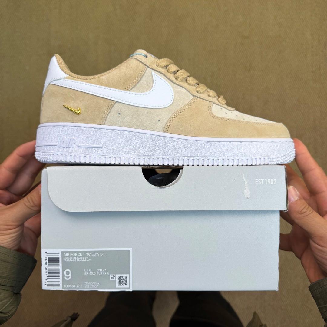 Nike Air Force 1 Low White and yellow IQ9964-200 - DesignerGu