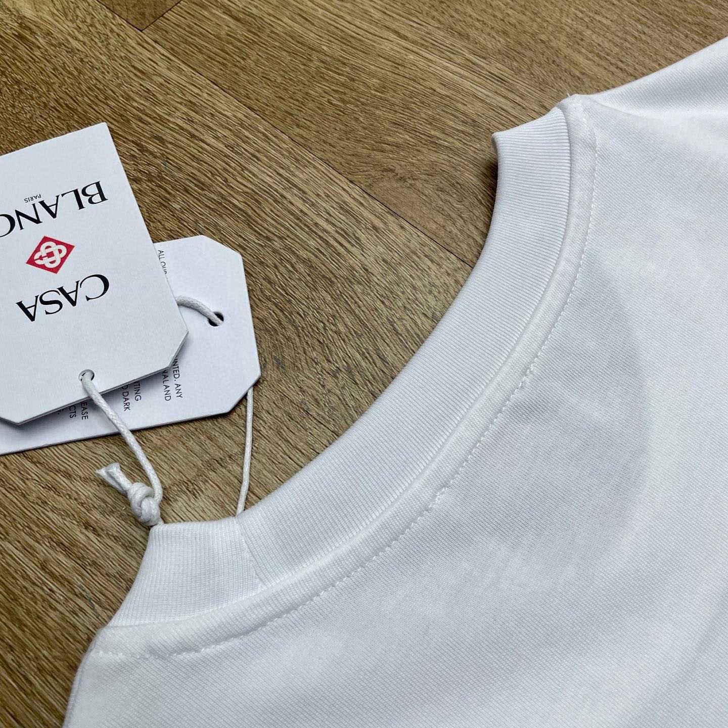 Casablanca Orchid Logo Short Sleeve T‑Shirt C1134 - DesignerGu