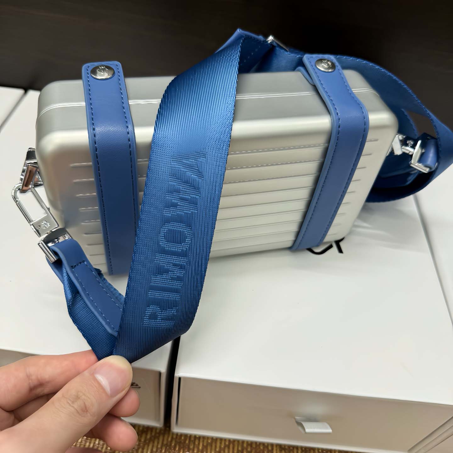 Rimowa Personal Aluminum Cross-Body Bag - DesignerGu