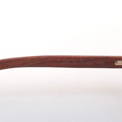 Cartier CT 3524012 Wood Sunglasses In Gold Brown - DesignerGu