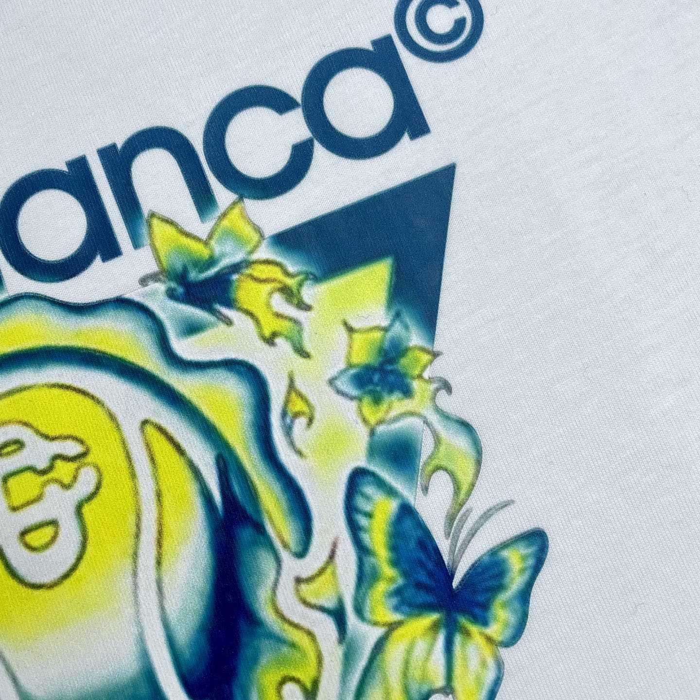 Casablanca White Tennis Club Icon Short Sleeve T‑shirt C1122 - DesignerGu