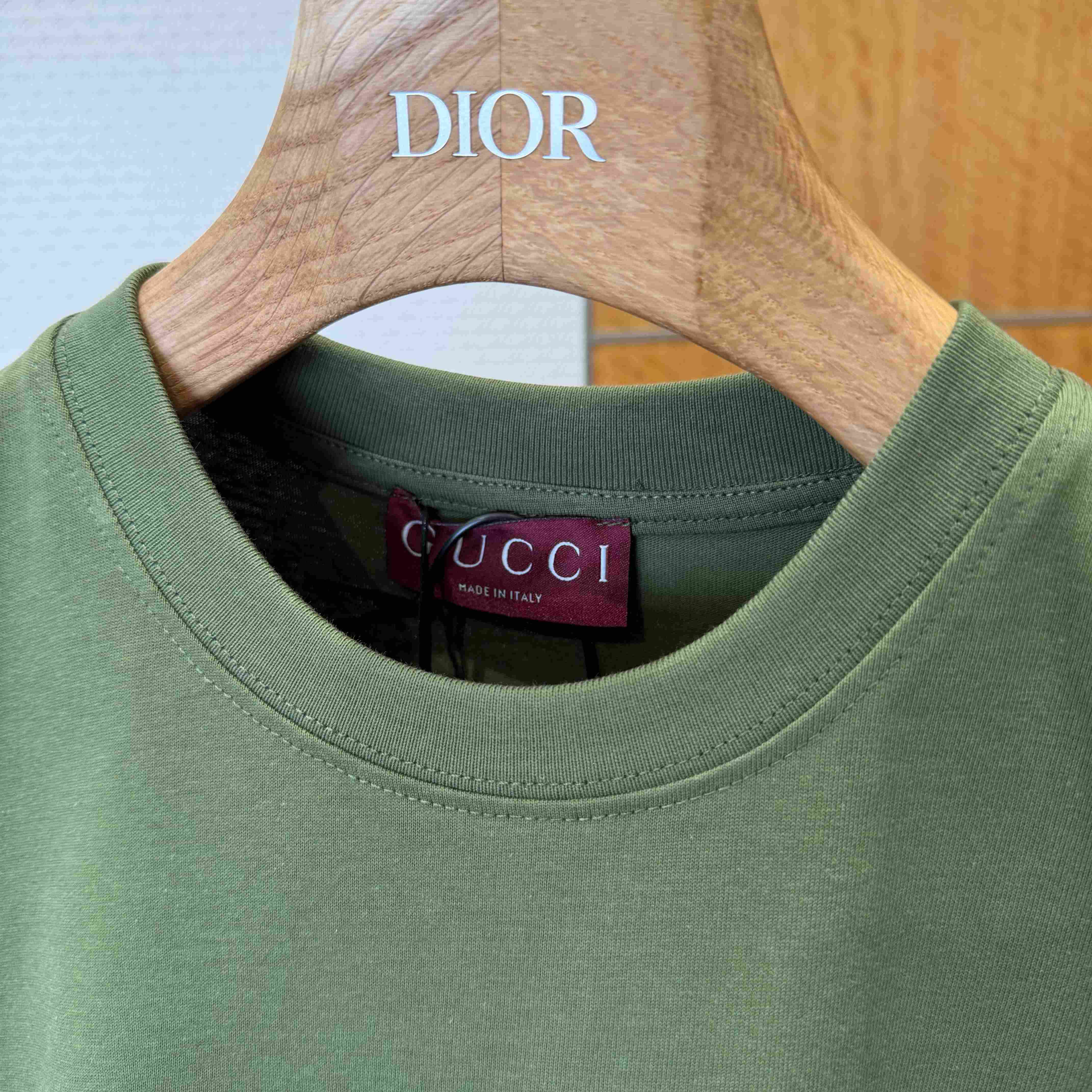 Gucci Cotton Jersey T-shirt With Embroidery - DesignerGu
