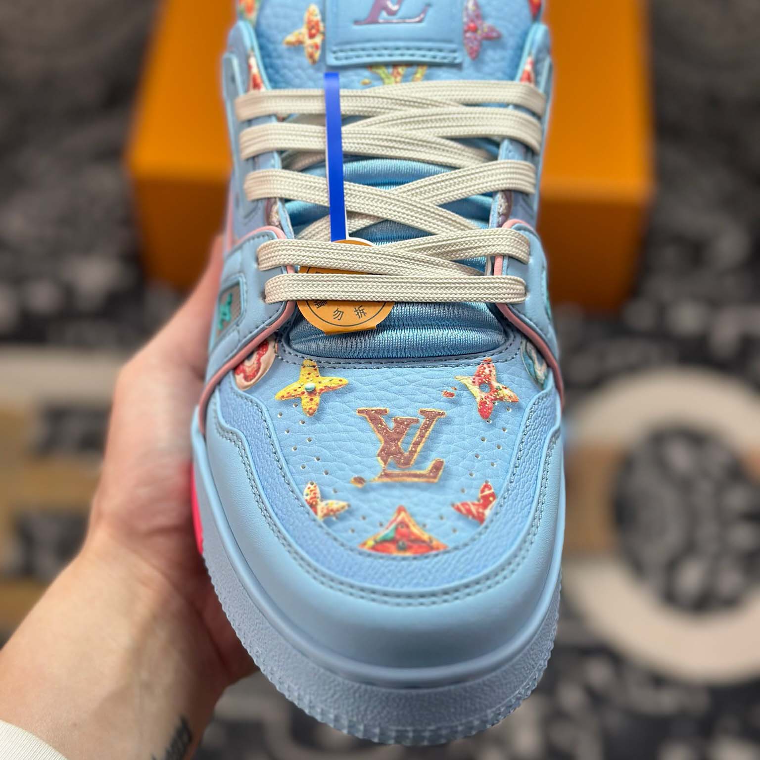 Louis Vuitton LV Trainer Sneaker - DesignerGu