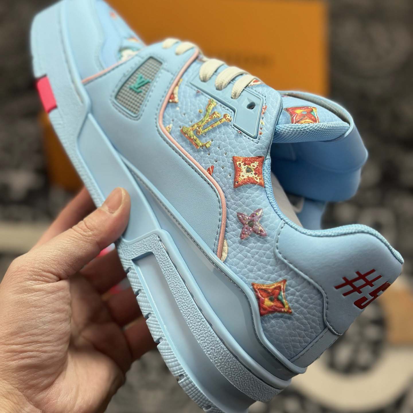 Louis Vuitton LV Trainer Sneaker - DesignerGu