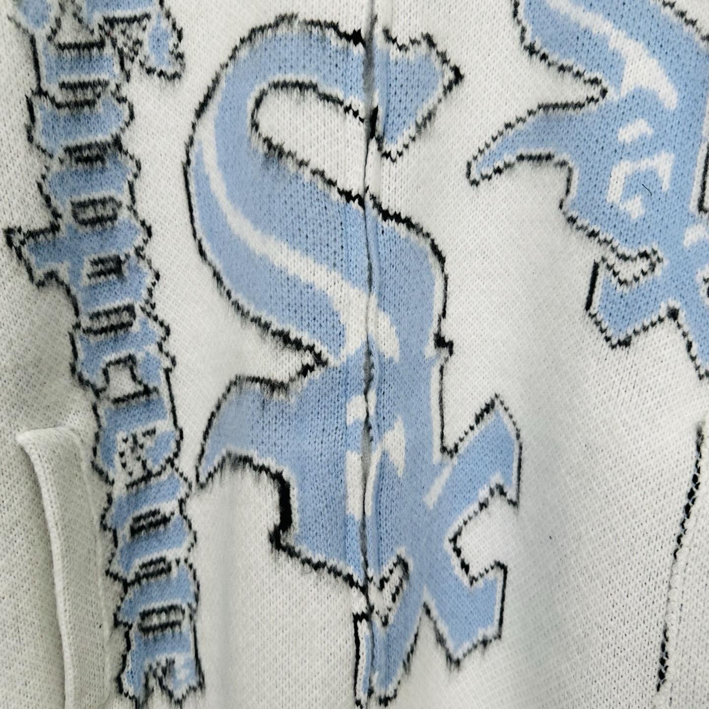 Supreme x Chicago White Sox Zip Up Hooded Sweater 'White' - DesignerGu