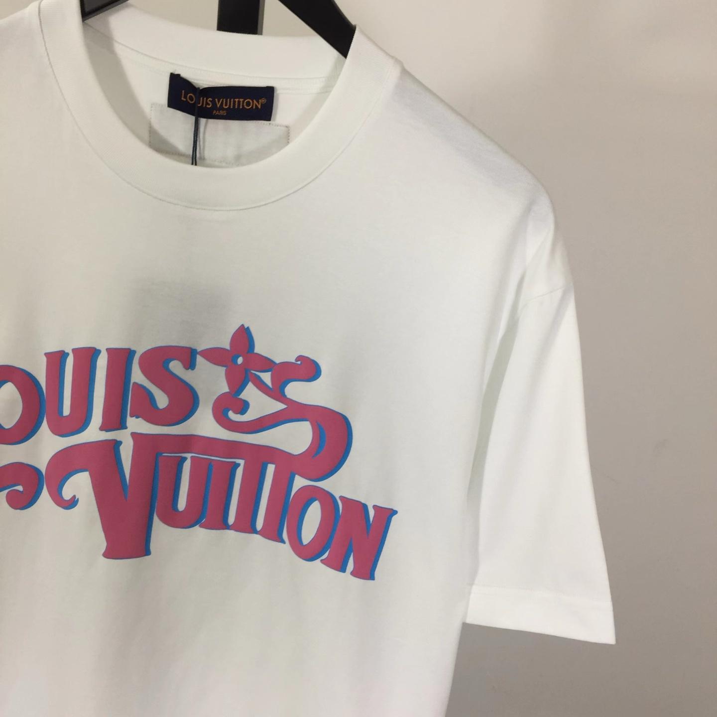 Louis Vuitton Graphic Short-sleeved Crewneck - DesignerGu