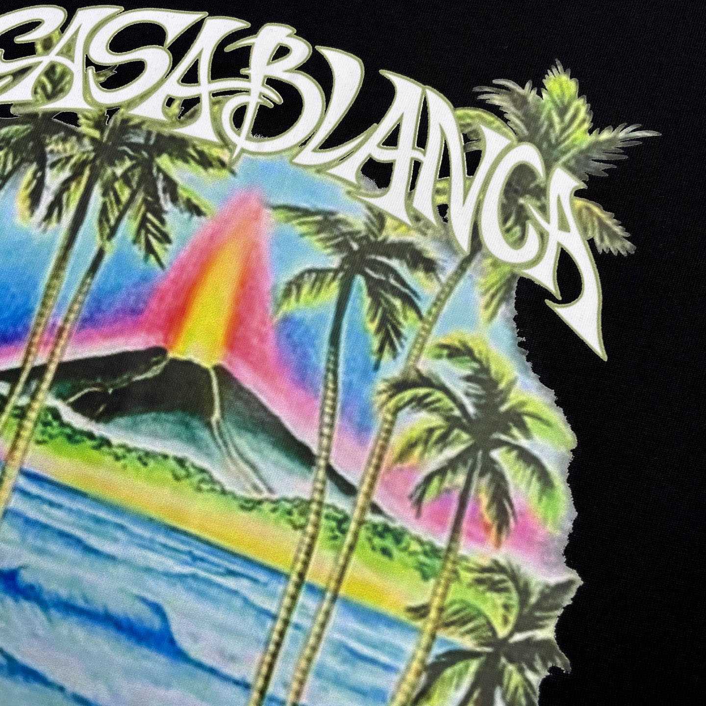 Casablanca Volcano Short Sleeve T‑Shirt C1131 - DesignerGu